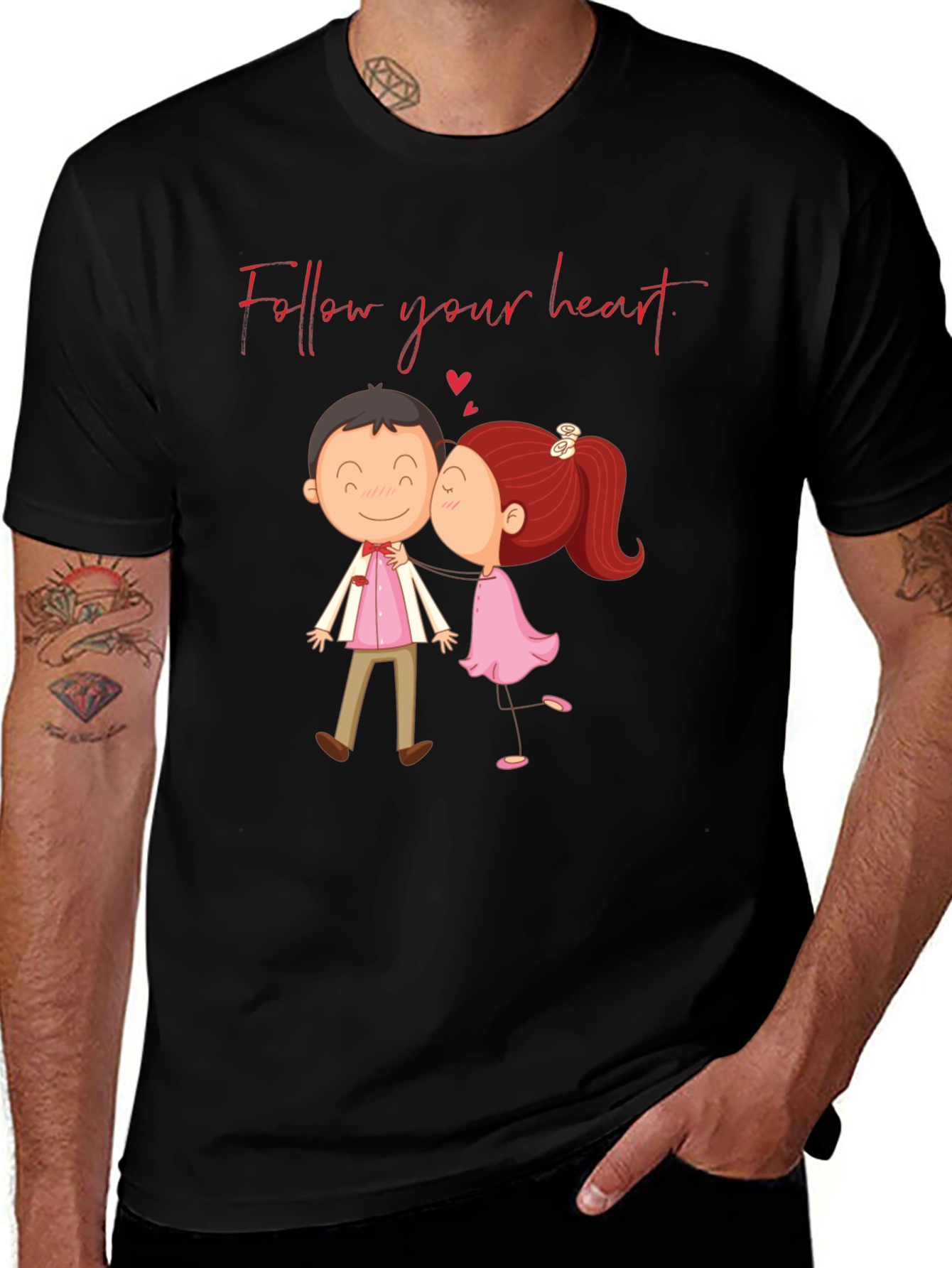 Follow Your Heart Valentines Day T-Shirt
