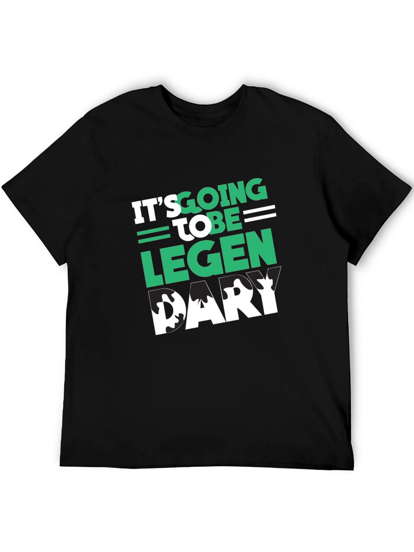 Legendary Graphic Tee - Stylish Mens Black T-Shirt