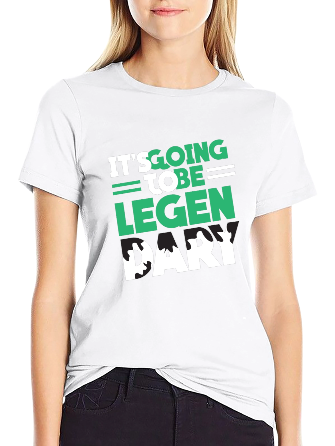 Legendary Graphic Tee - Stylish Mens Black T-Shirt