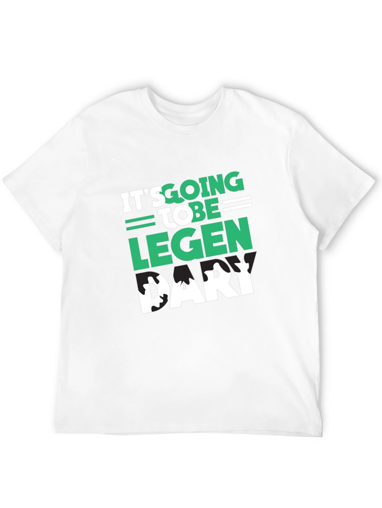 Legendary Graphic Tee - Stylish Mens Black T-Shirt