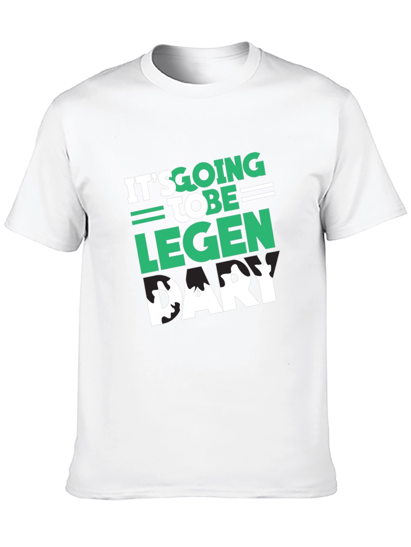 Legendary Graphic Tee - Stylish Mens Black T-Shirt