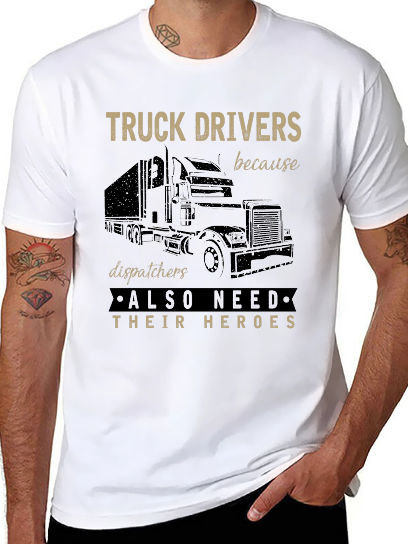 Truck Driver Hero Tee - Trucking T-Shirt
