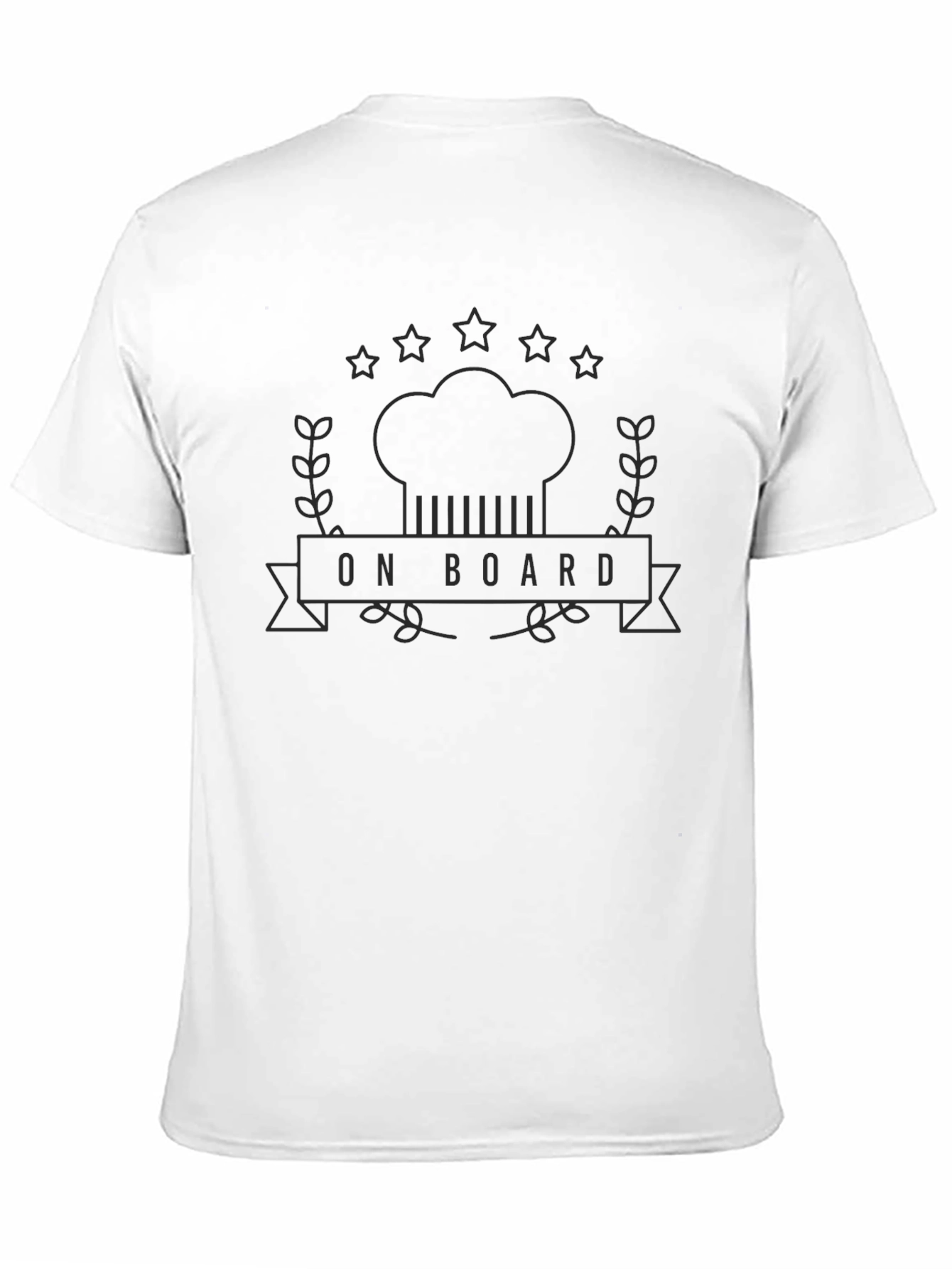 Chef On Board Graphic Tee - Black