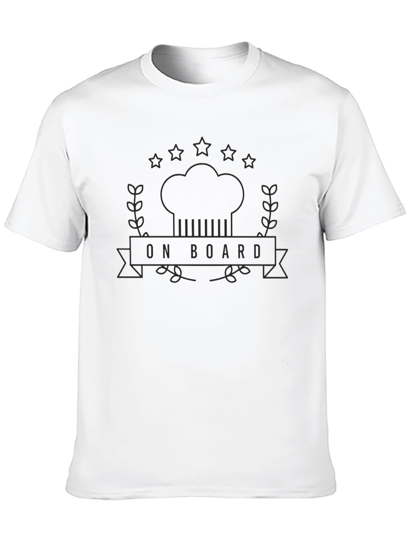 Chef On Board Graphic Tee - Black