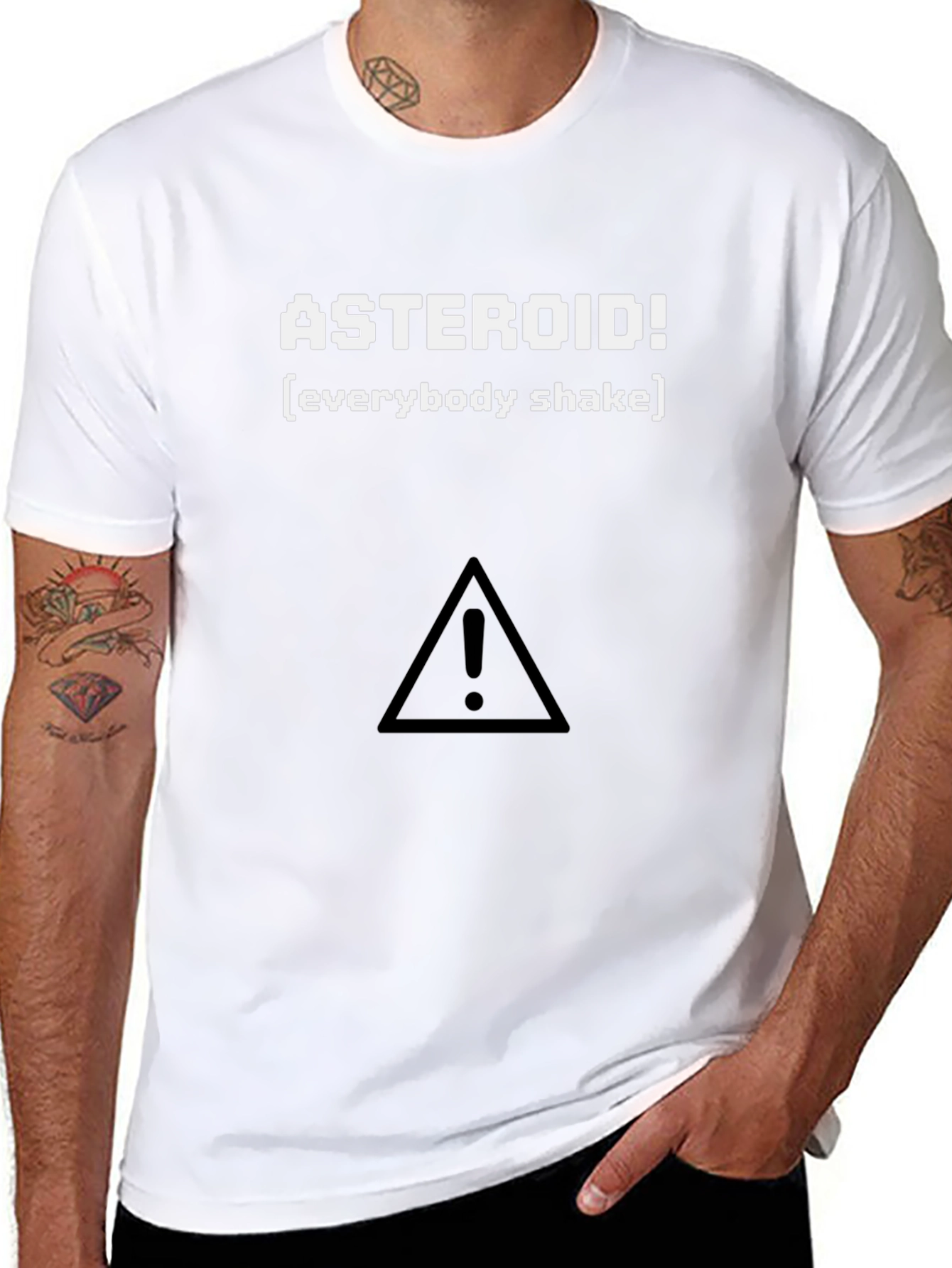 Asteroid Alert T-Shirt - Everybody Shake! Funny Graphic Tee