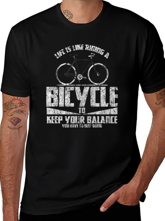 Life is Like Riding A Bicycle Graphic Tee