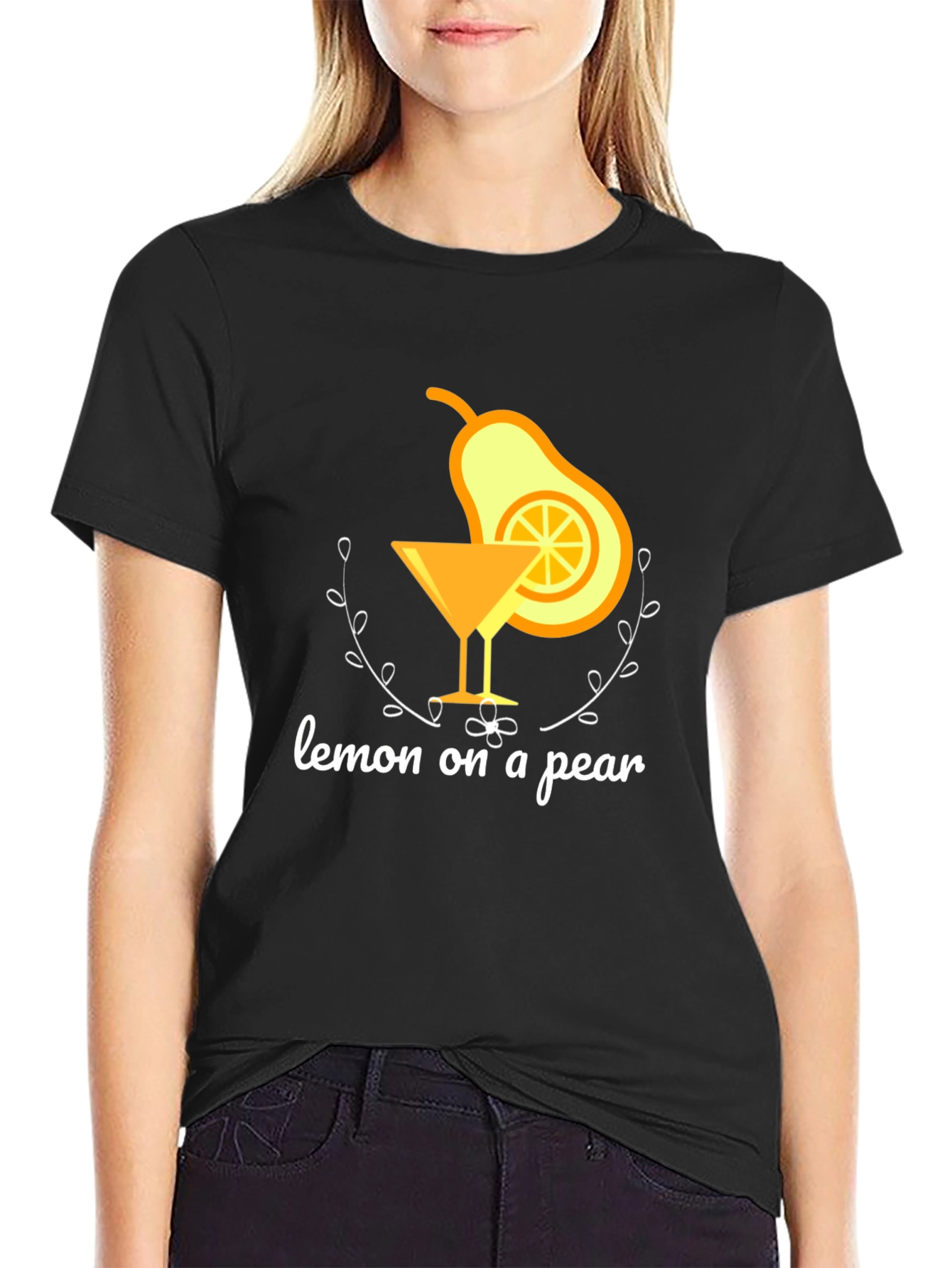 Lemon on a Pear Graphic T-Shirt
