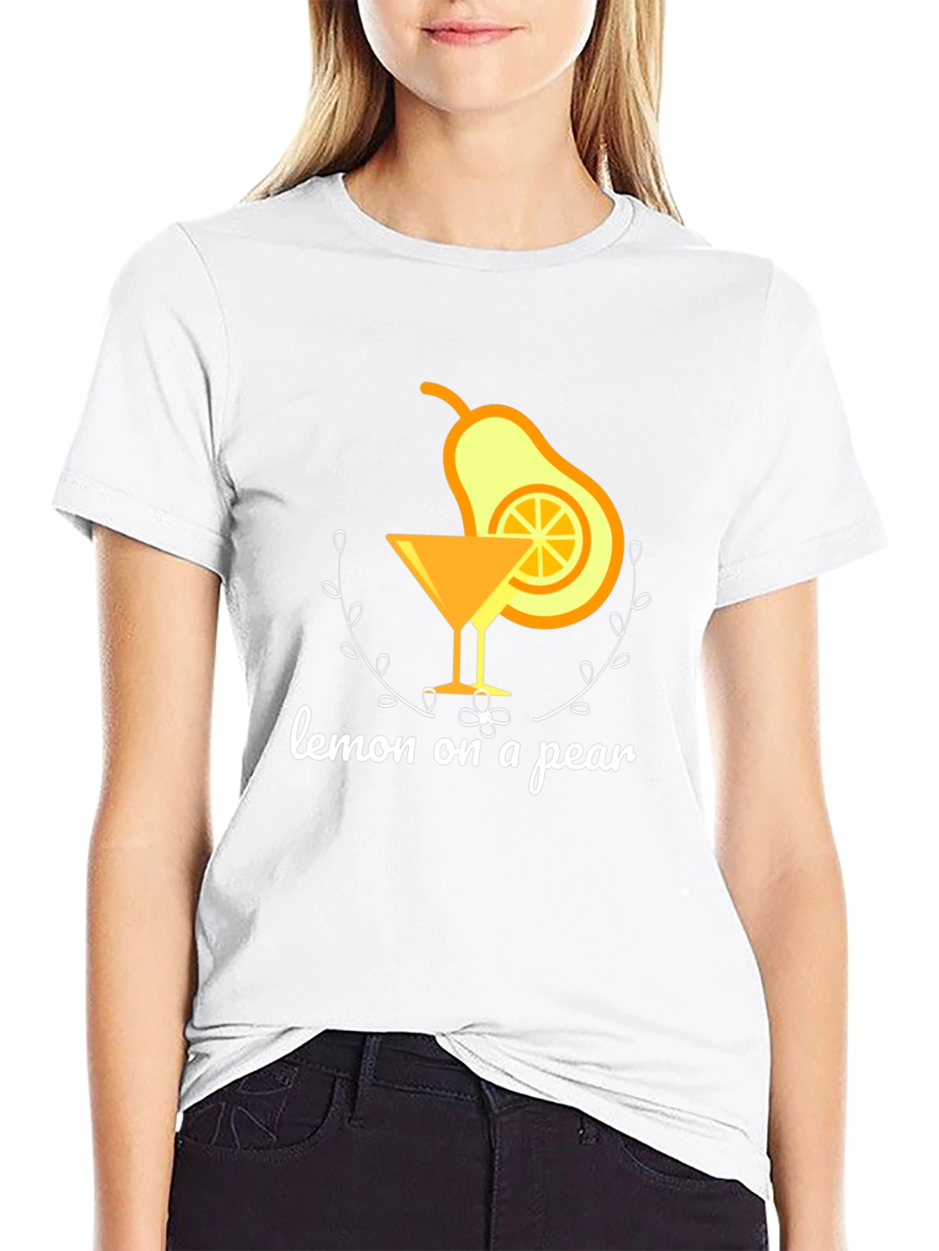 Lemon on a Pear Graphic T-Shirt