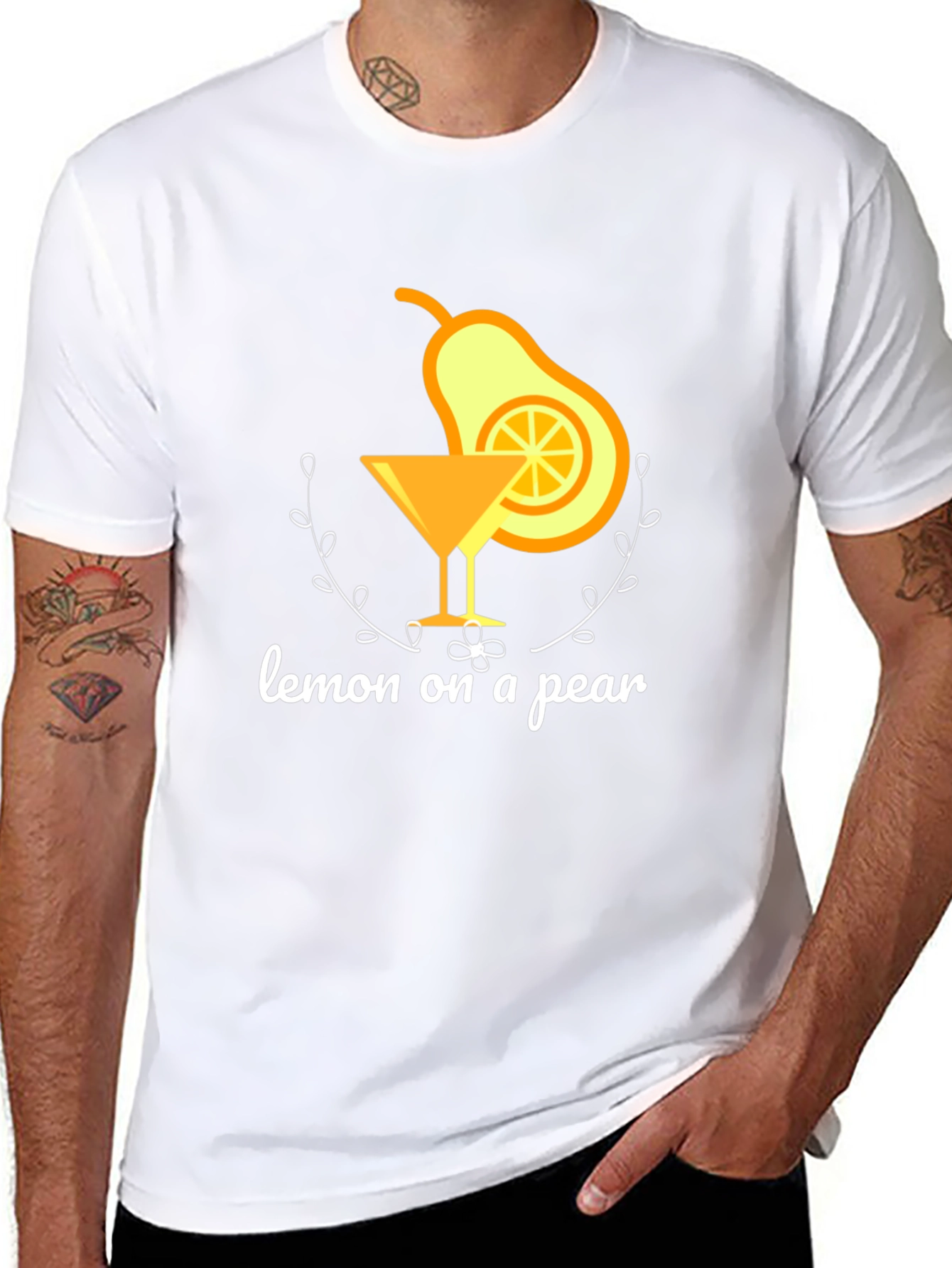 Lemon on a Pear Graphic T-Shirt
