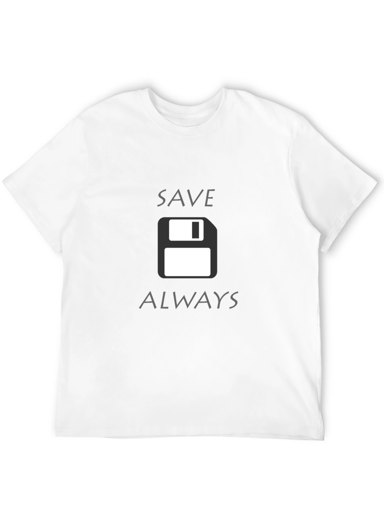 Save Always Floppy Disk Graphic Tee
