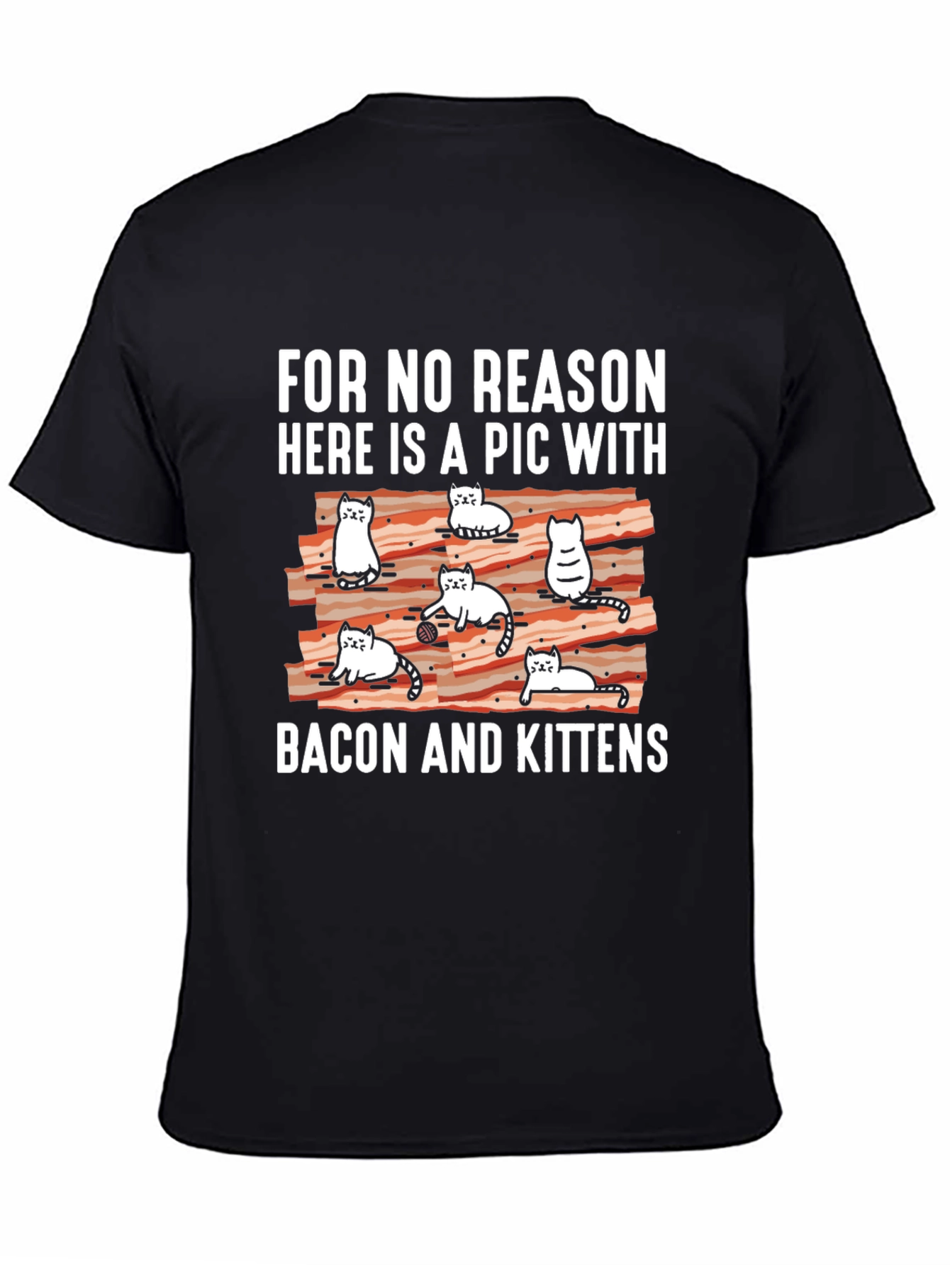 Bacon and Kittens T-Shirt Graphic Tee