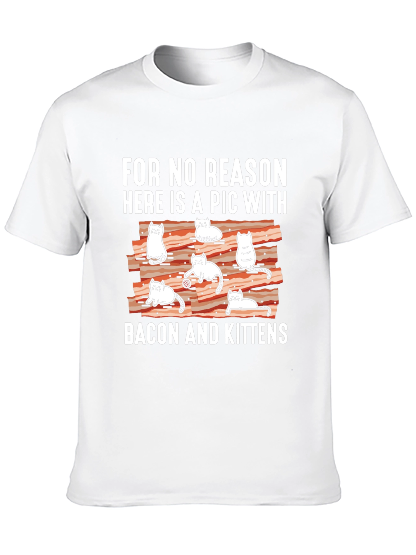 Bacon and Kittens T-Shirt Graphic Tee
