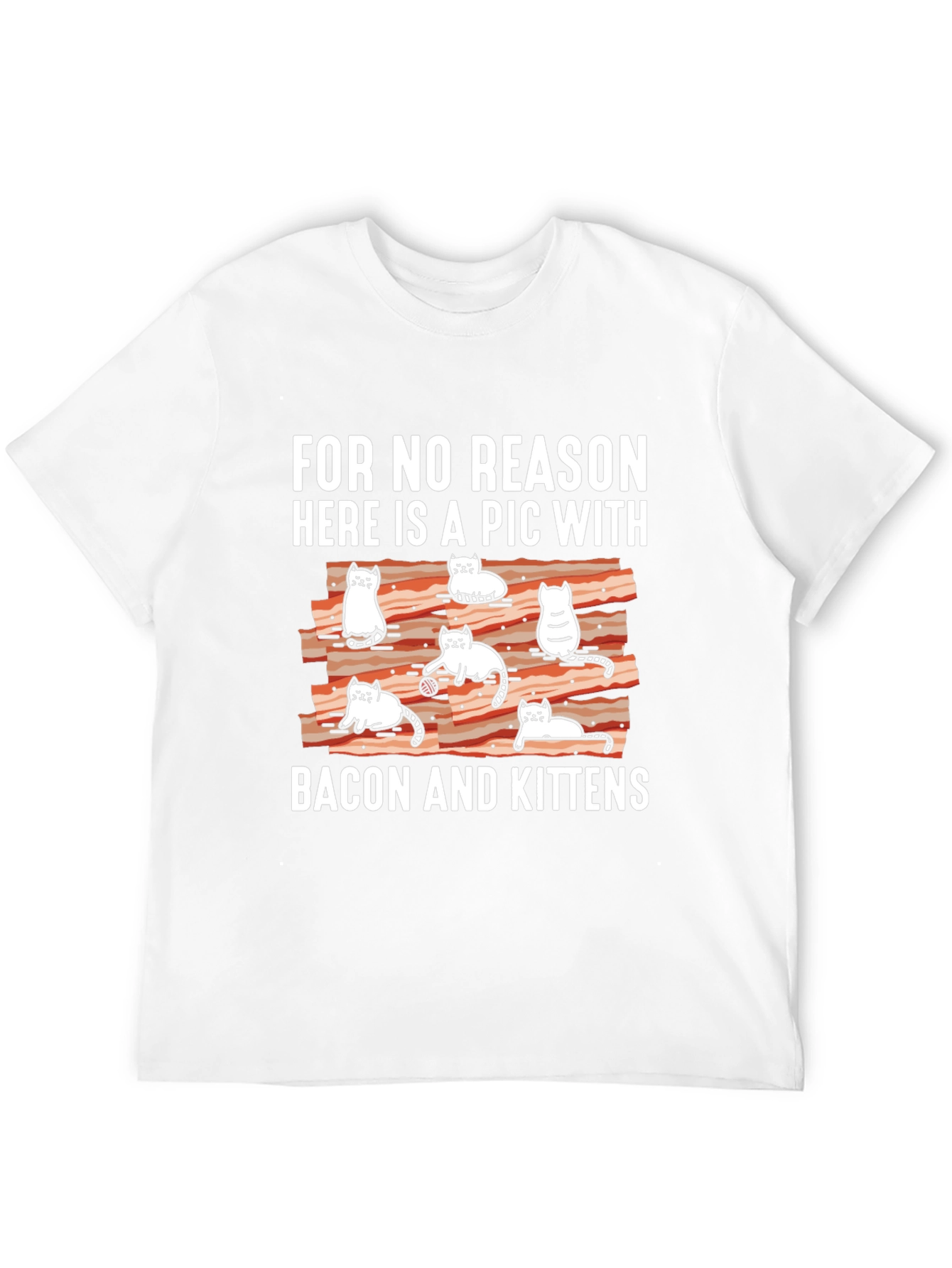 Bacon and Kittens T-Shirt Graphic Tee