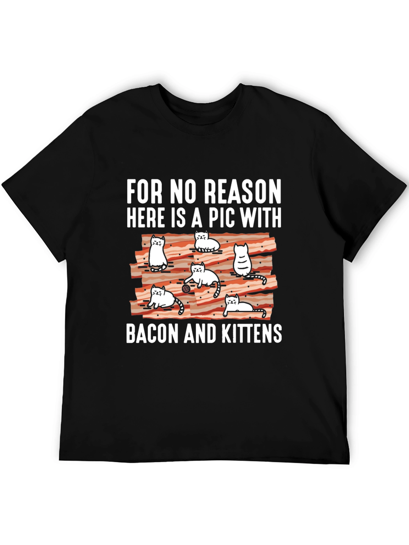 Bacon and Kittens T-Shirt Graphic Tee