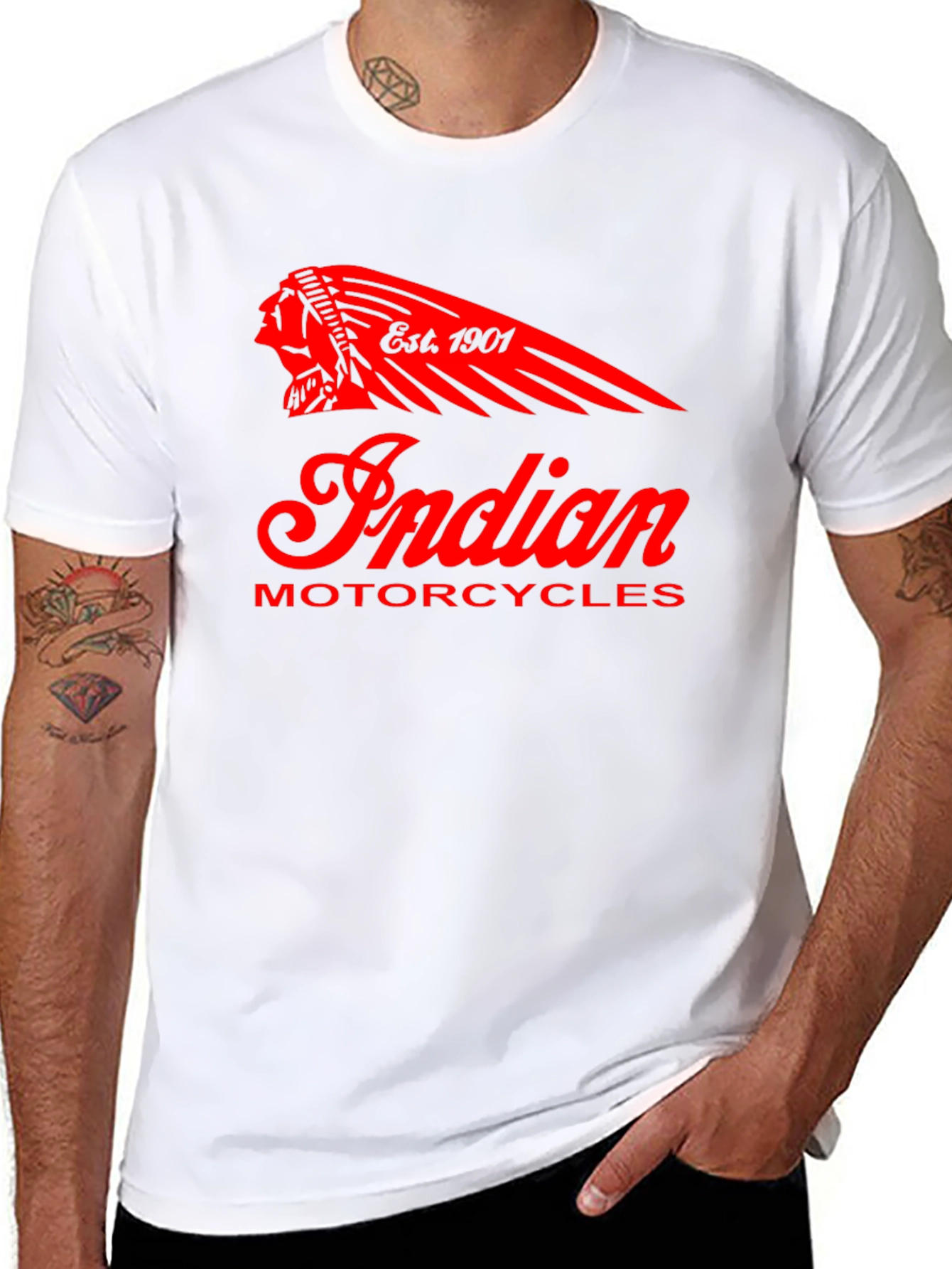 Indian Motorcycles Black Graphic Tee