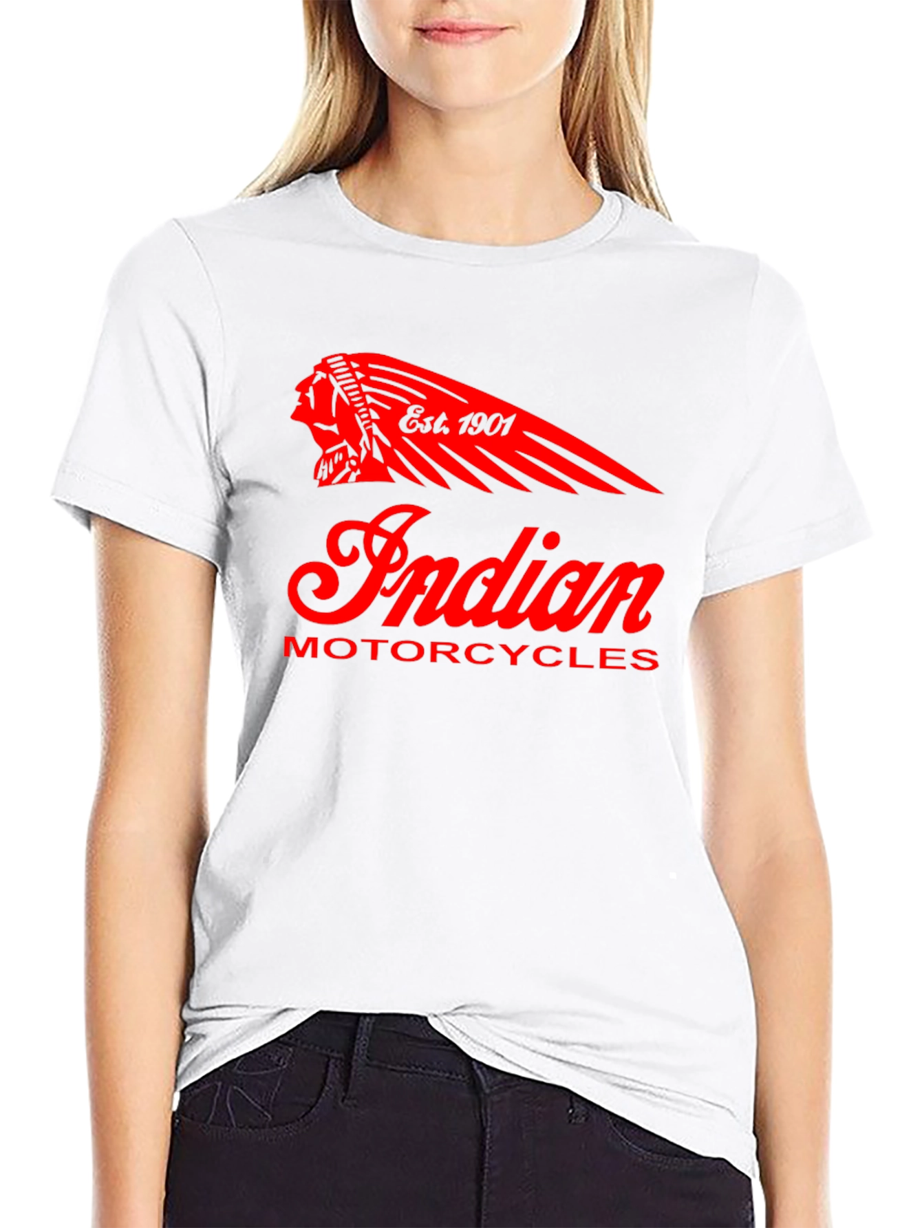 Indian Motorcycles Black Graphic Tee