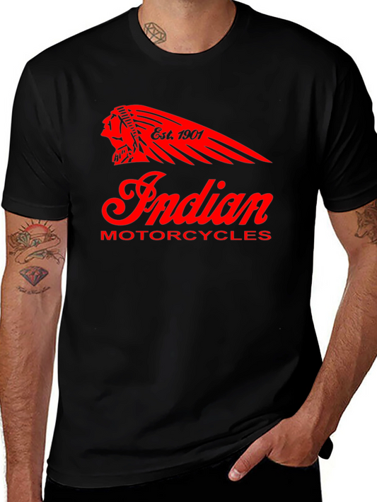Indian Motorcycles Black Graphic Tee