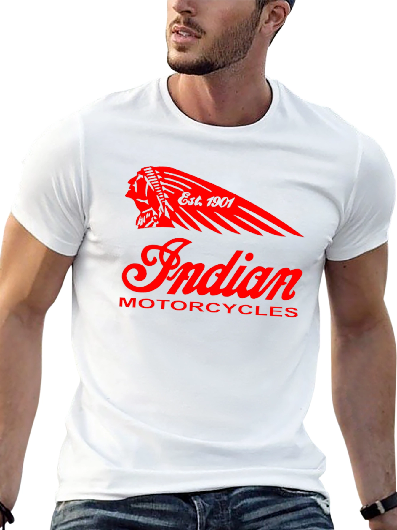 Indian Motorcycles Black Graphic Tee