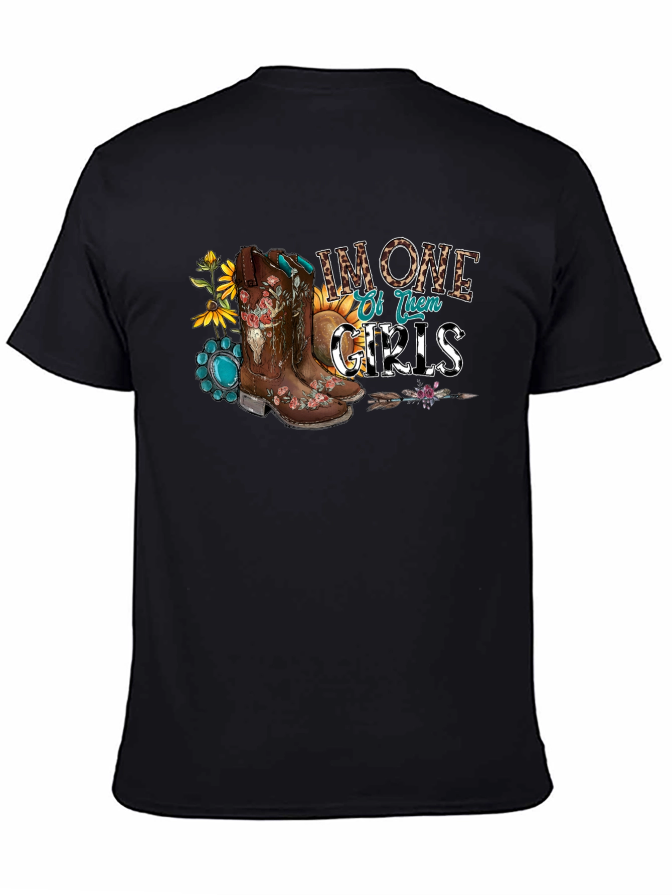 Country Girl Boots Graphic T-Shirt
