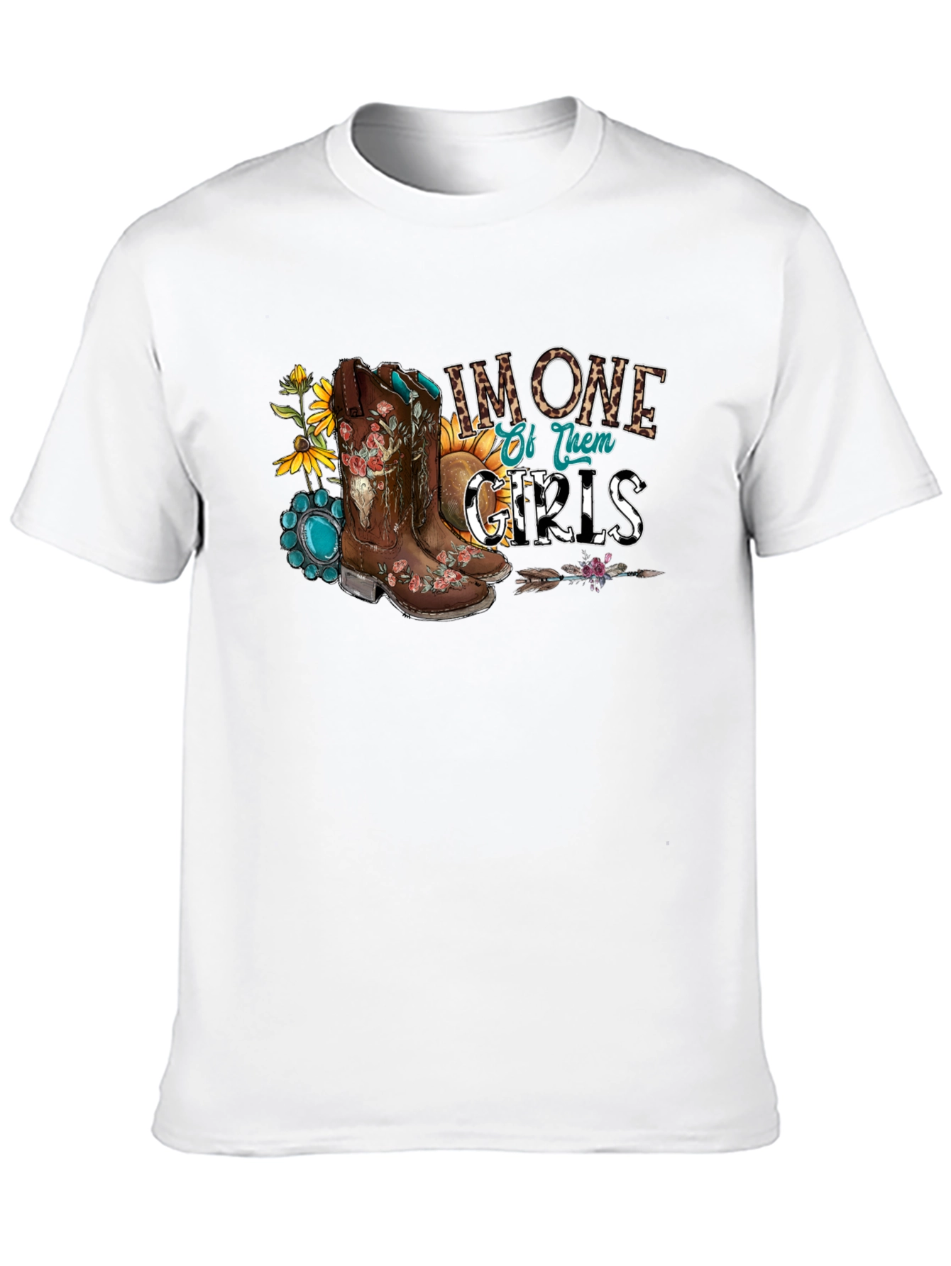 Country Girl Boots Graphic T-Shirt