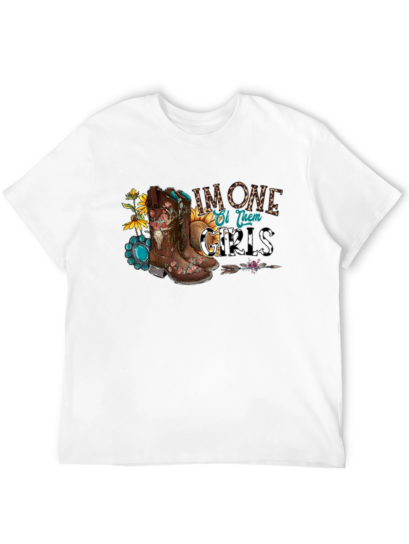 Country Girl Boots Graphic T-Shirt
