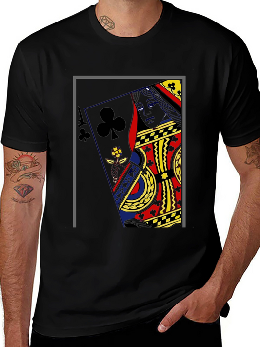 Queen of Clubs Graphic Tee