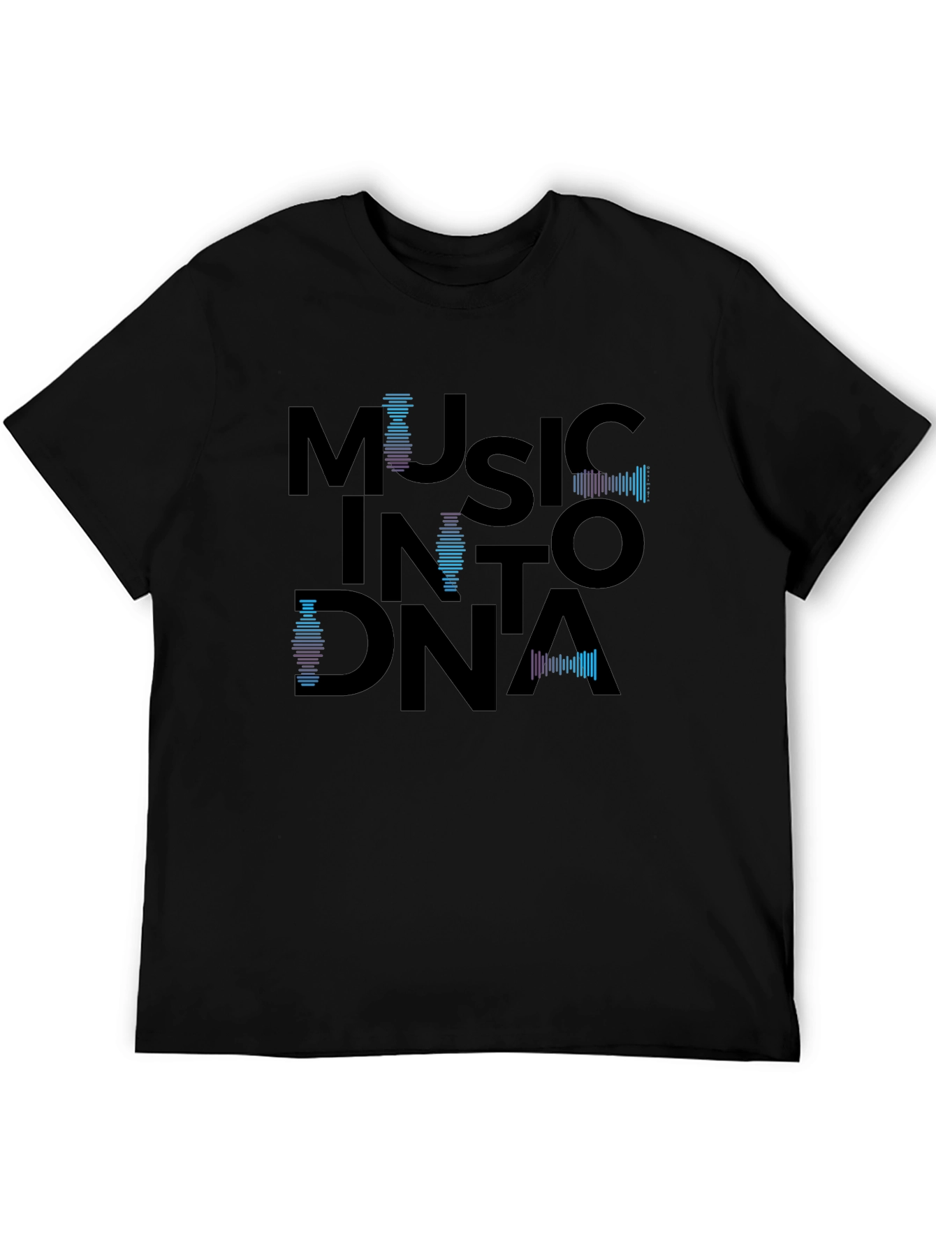 Music Into DNA Graphic T-Shirt