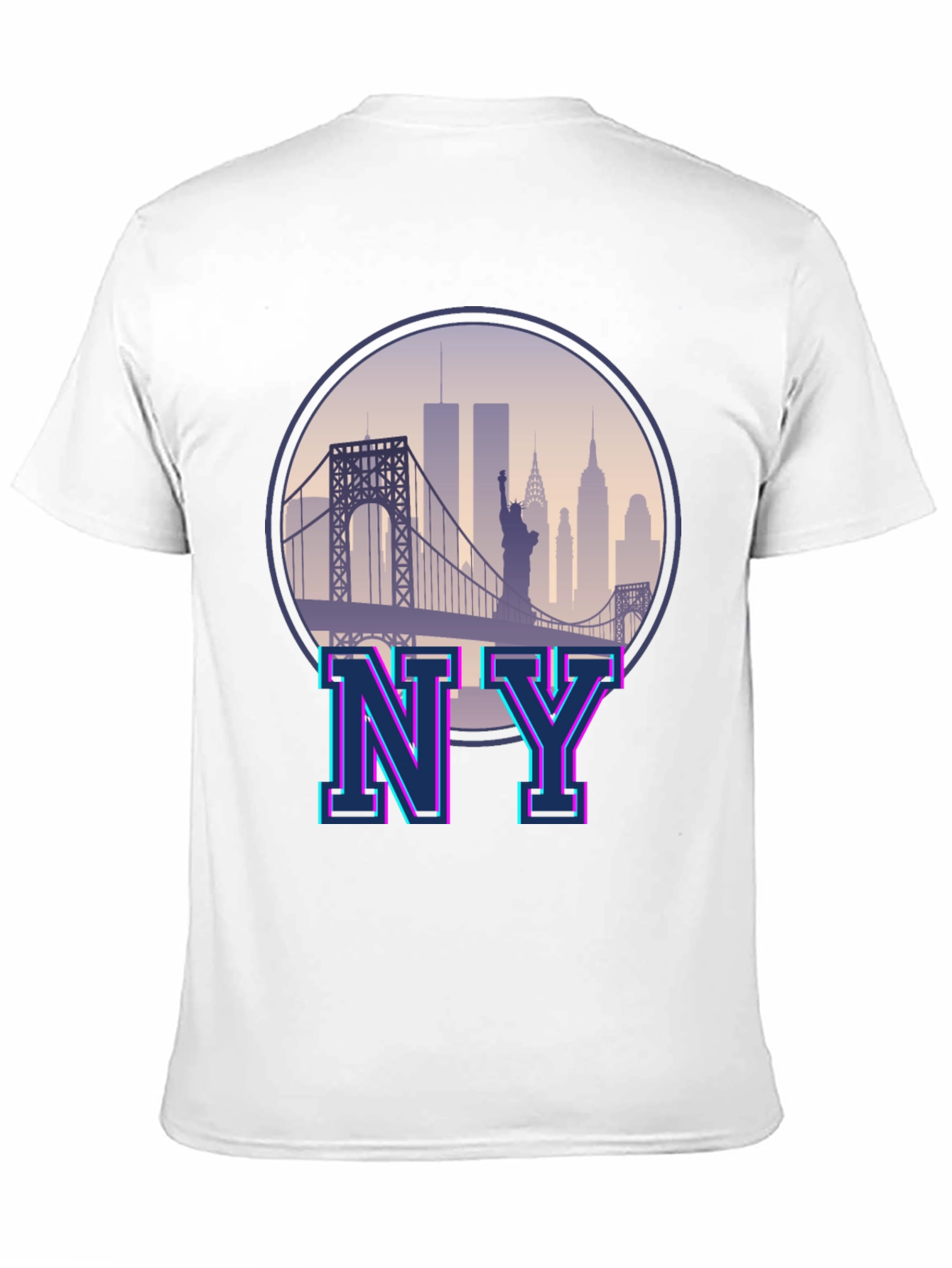 Retro NY Skyline Graphic Tee - Unisex T-Shirt