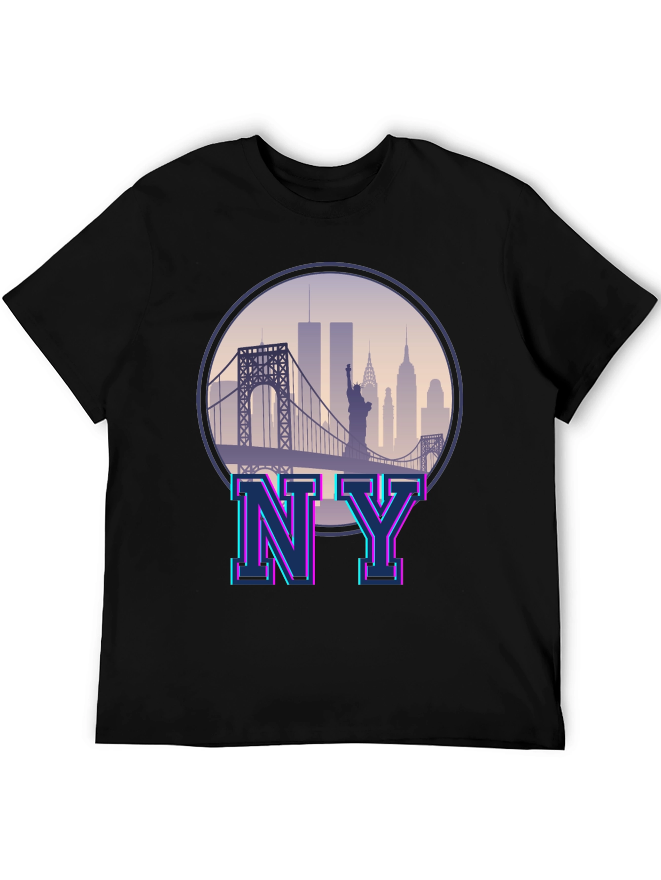 Retro NY Skyline Graphic Tee - Unisex T-Shirt