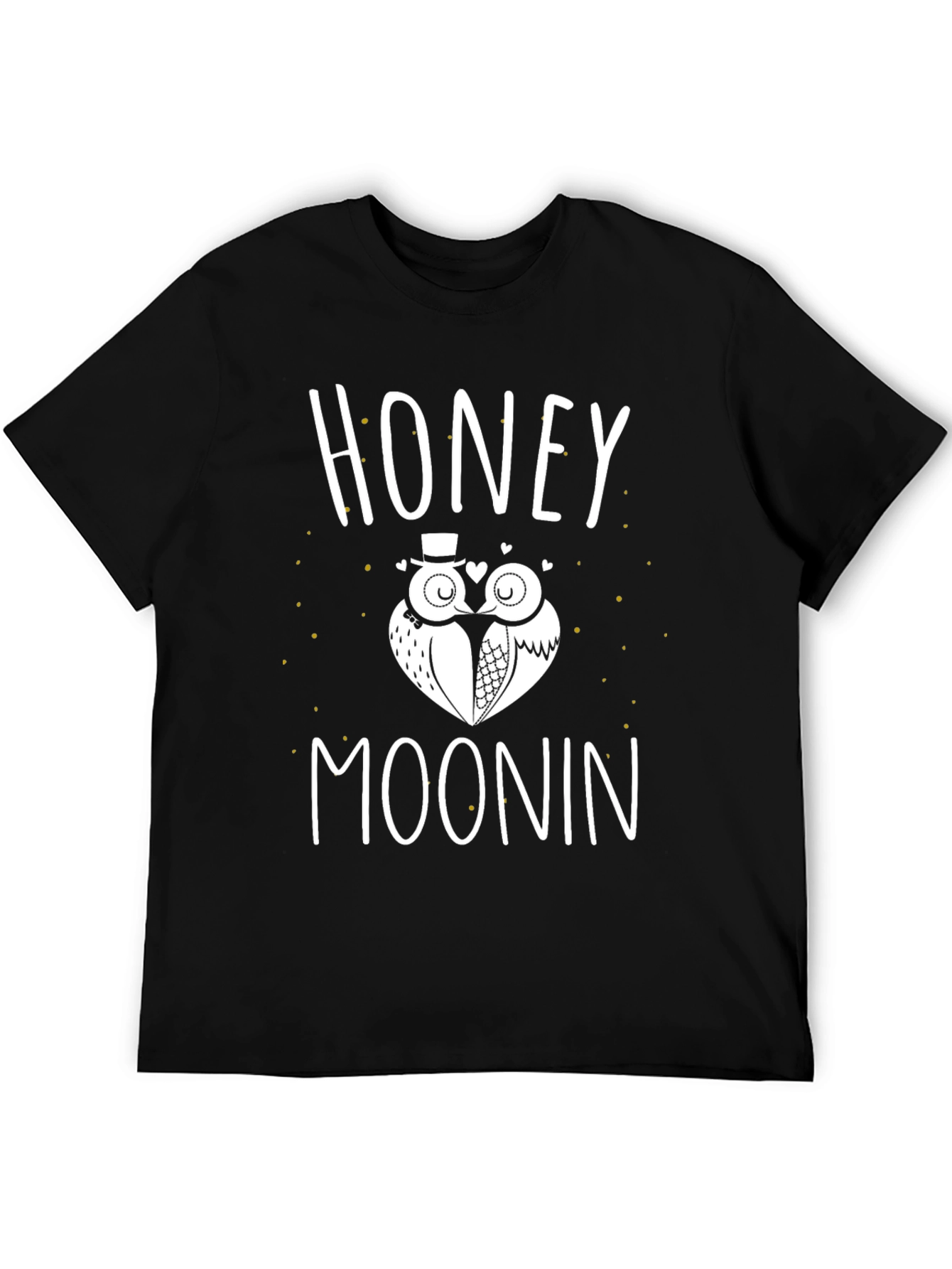 Honeymoon Owls Graphic T-Shirt - Anniversary Gift