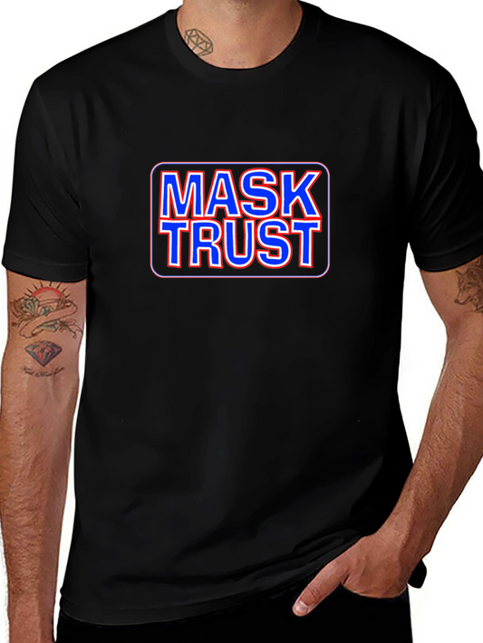 Mask Trust Black T-Shirt