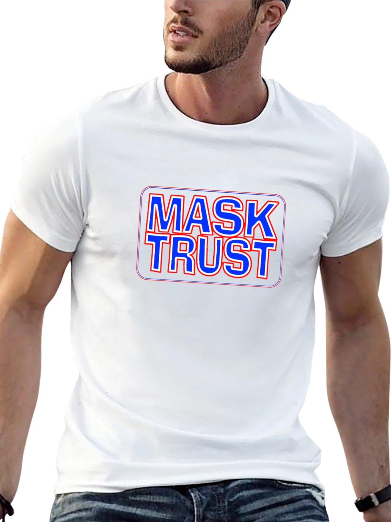 Mask Trust Black T-Shirt