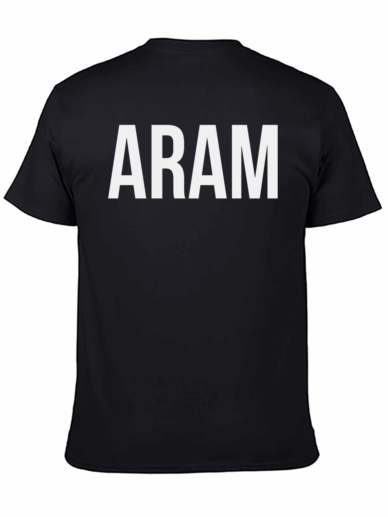 ARAM Graphic Tee - Classic Black Cotton T-Shirt