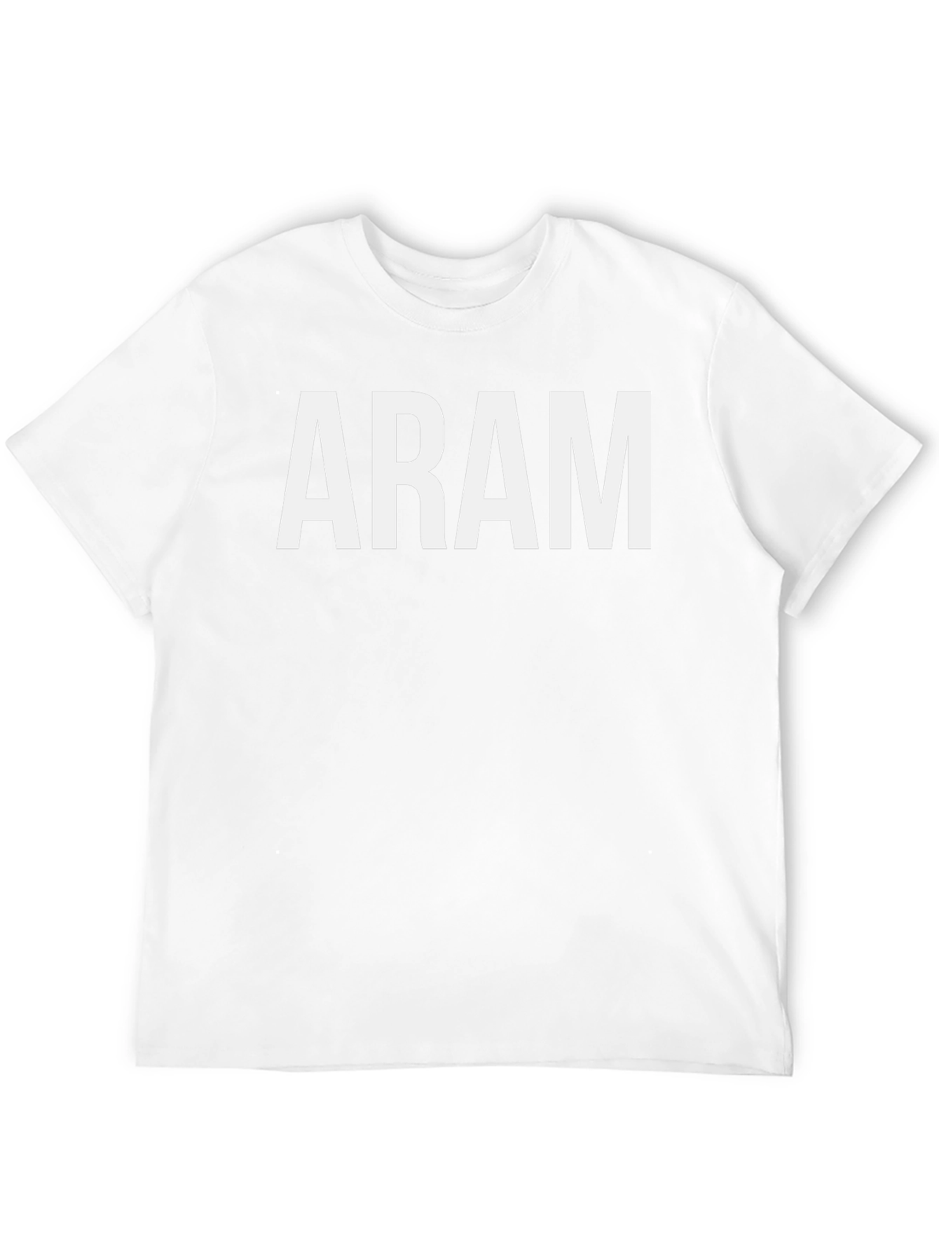 ARAM Graphic Tee - Classic Black Cotton T-Shirt