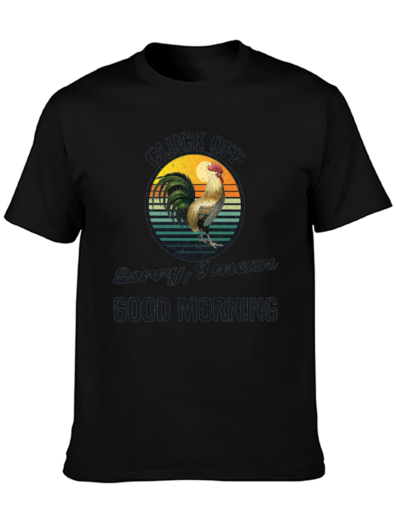 Funny Rooster Graphic T-Shirt