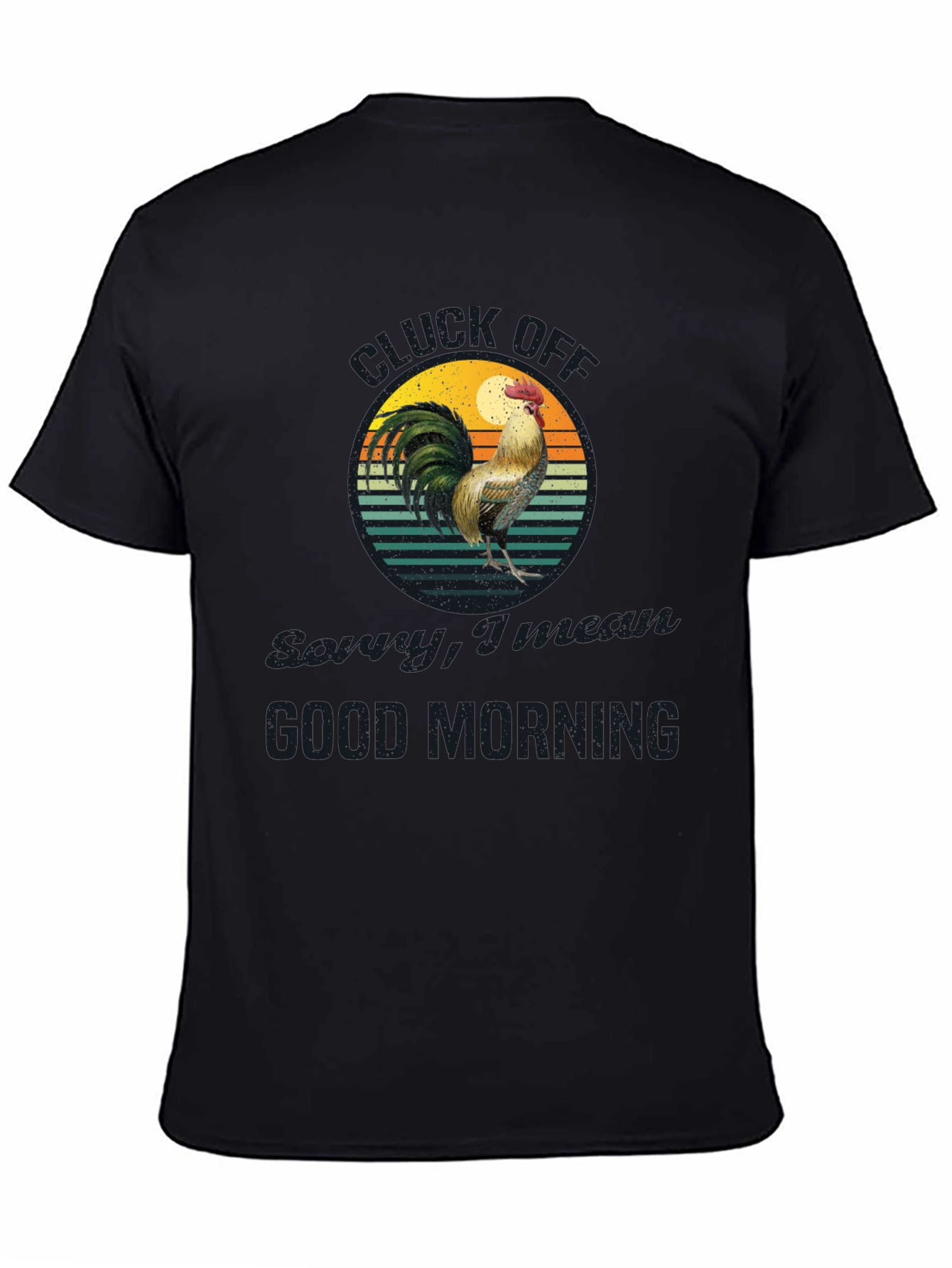 Funny Rooster Graphic T-Shirt