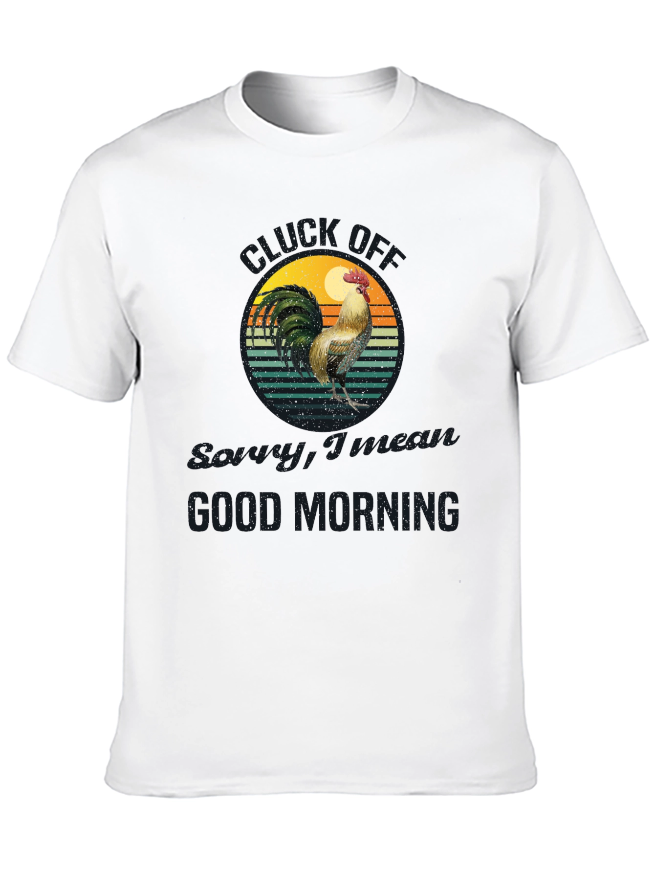 Funny Rooster Graphic T-Shirt