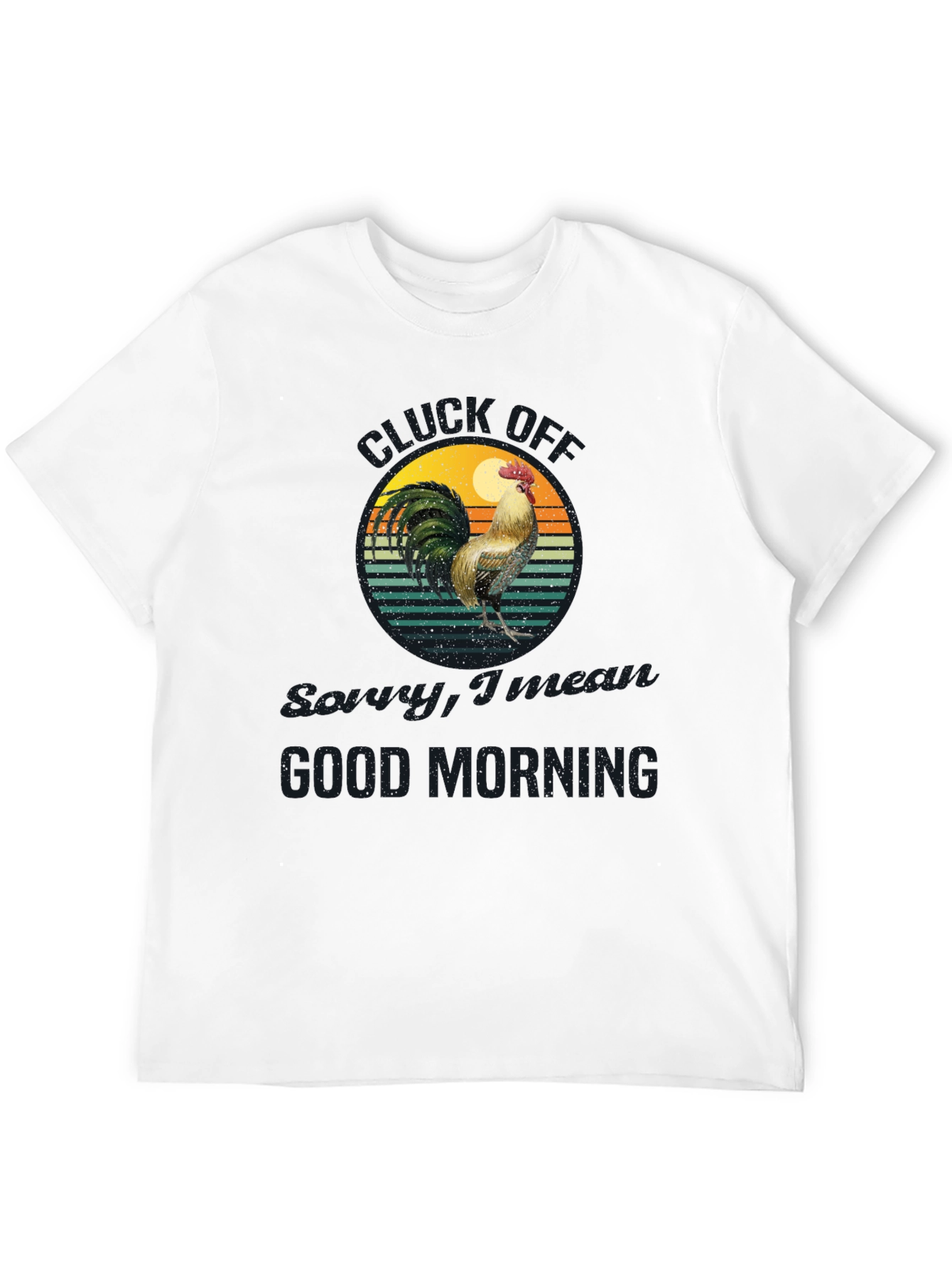 Funny Rooster Graphic T-Shirt