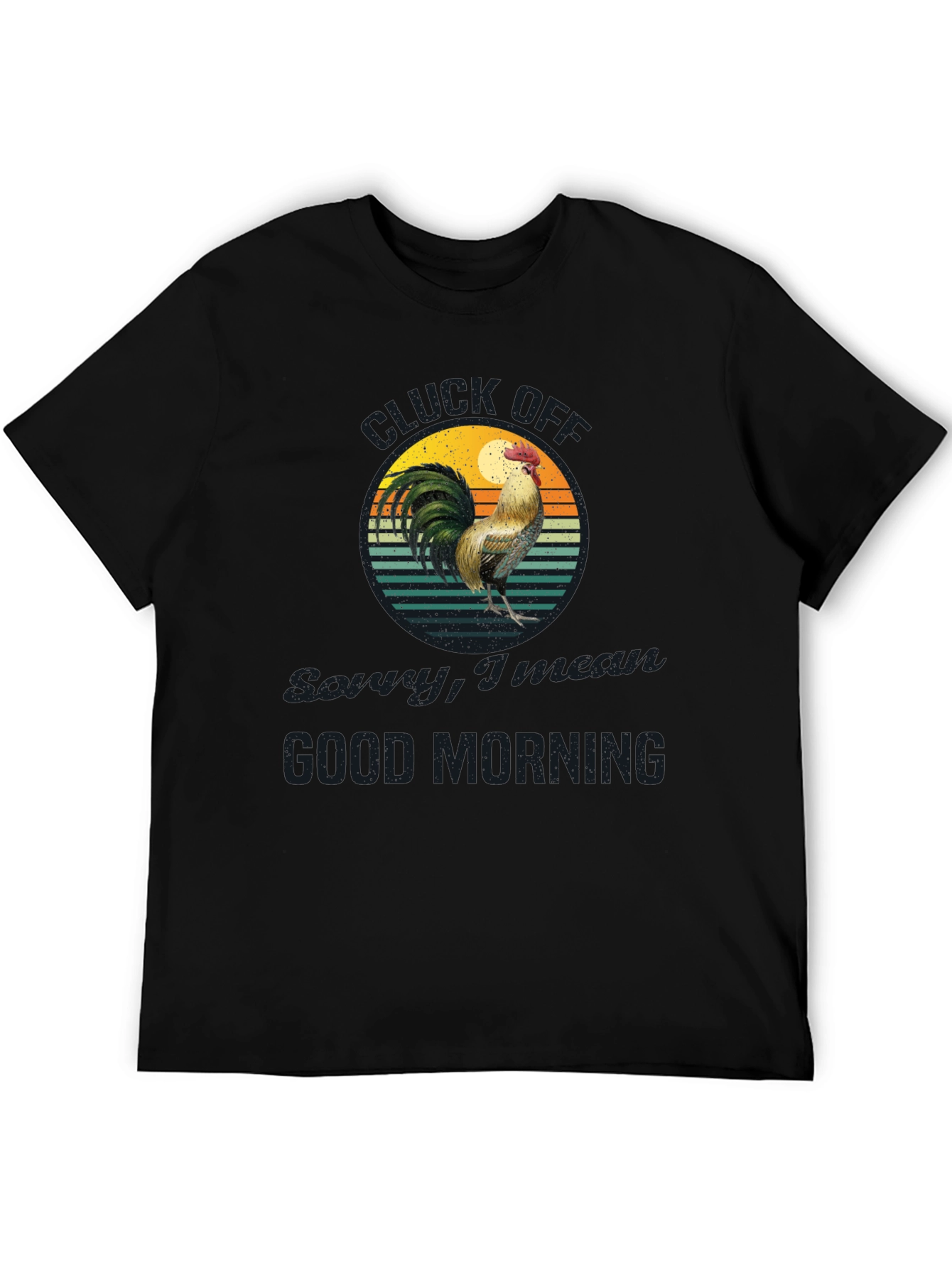 Funny Rooster Graphic T-Shirt