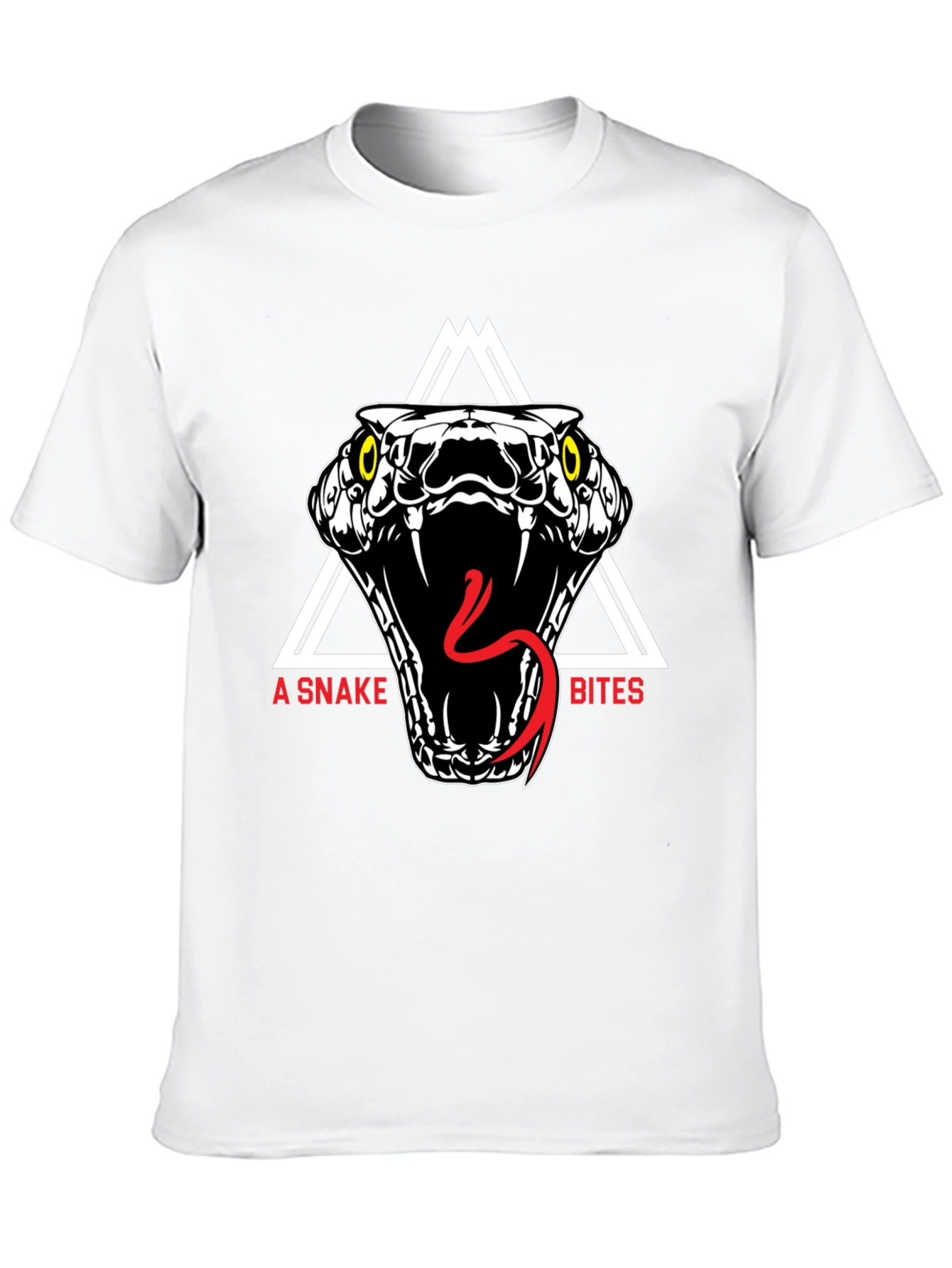 A Snake Bites Graphic Tee - Black
