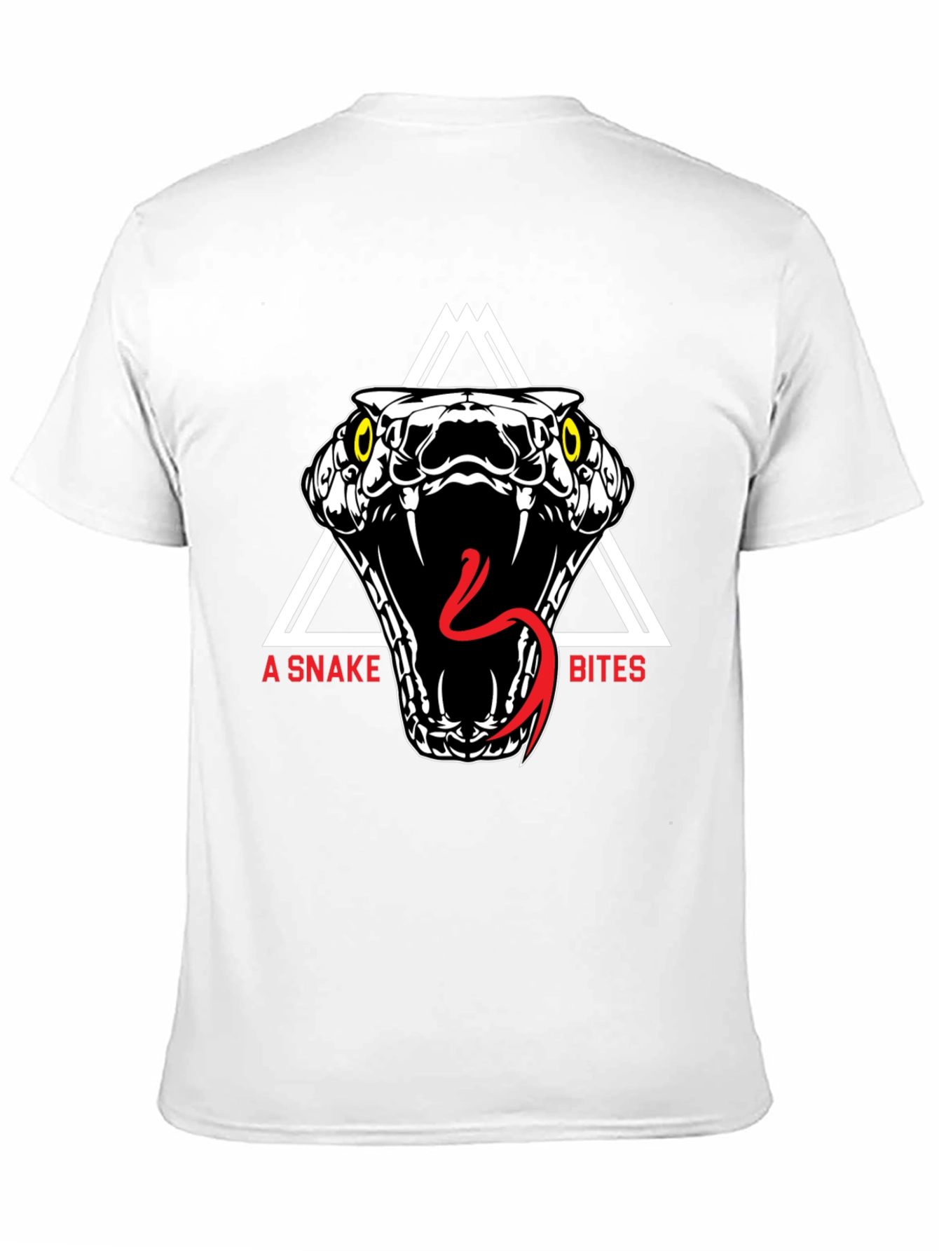 A Snake Bites Graphic Tee - Black