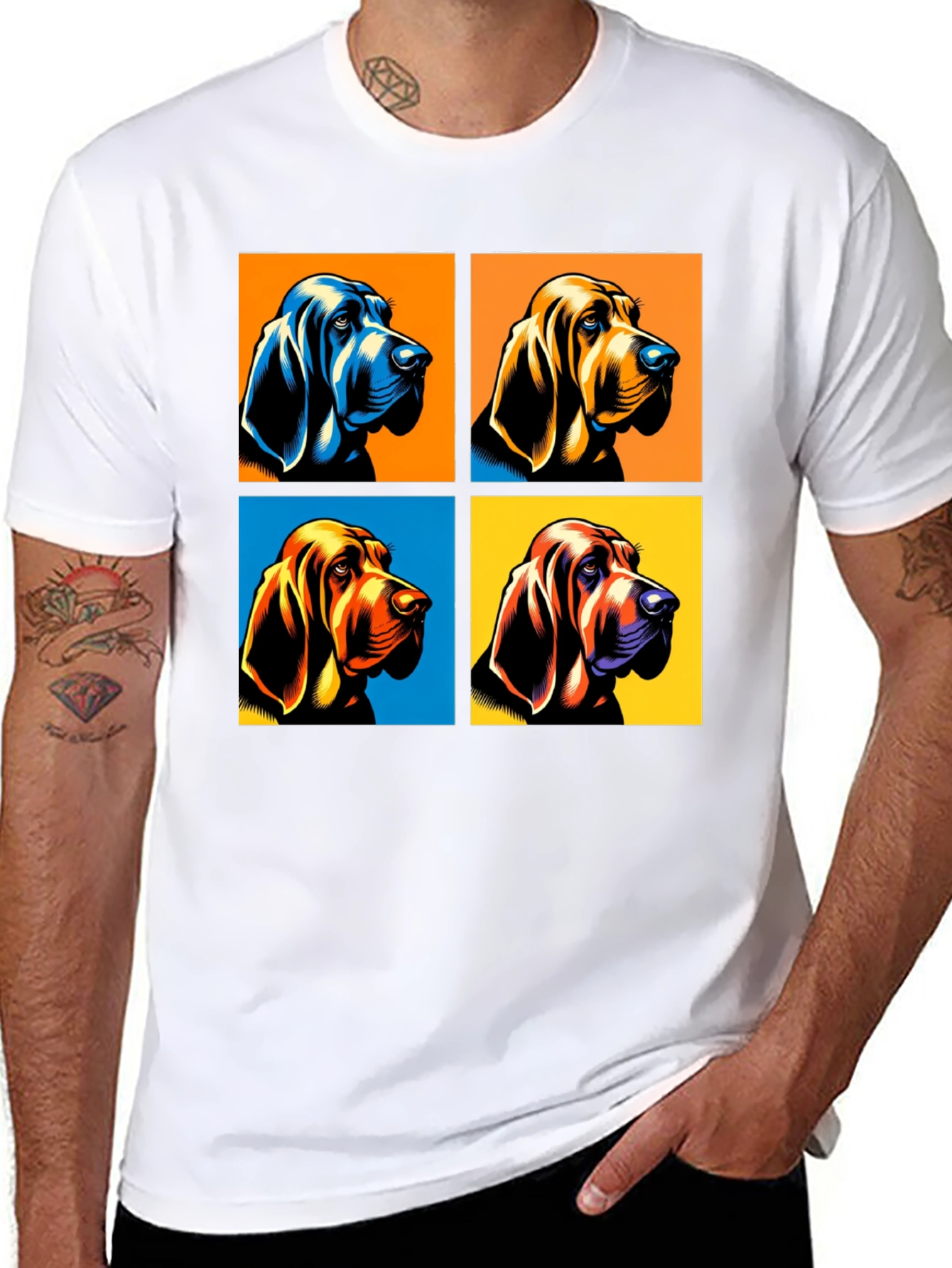 Pop Art Bloodhound T-Shirt