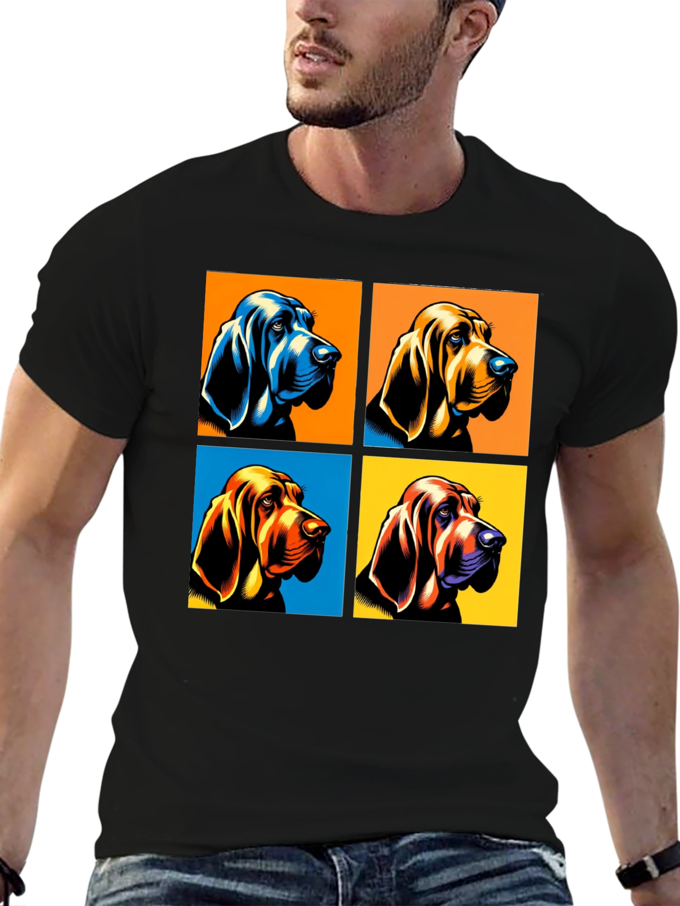 Pop Art Bloodhound T-Shirt