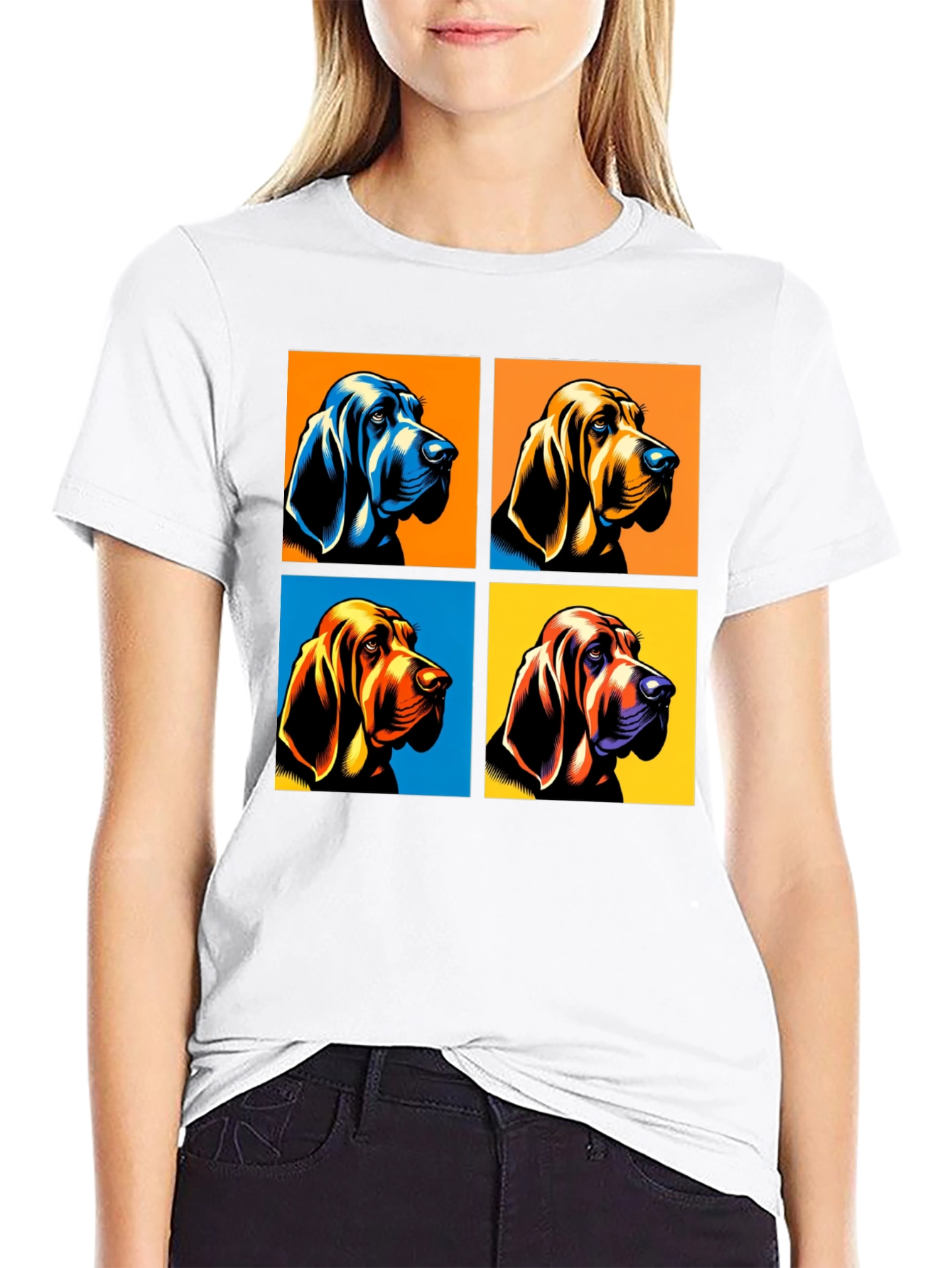 Pop Art Bloodhound T-Shirt