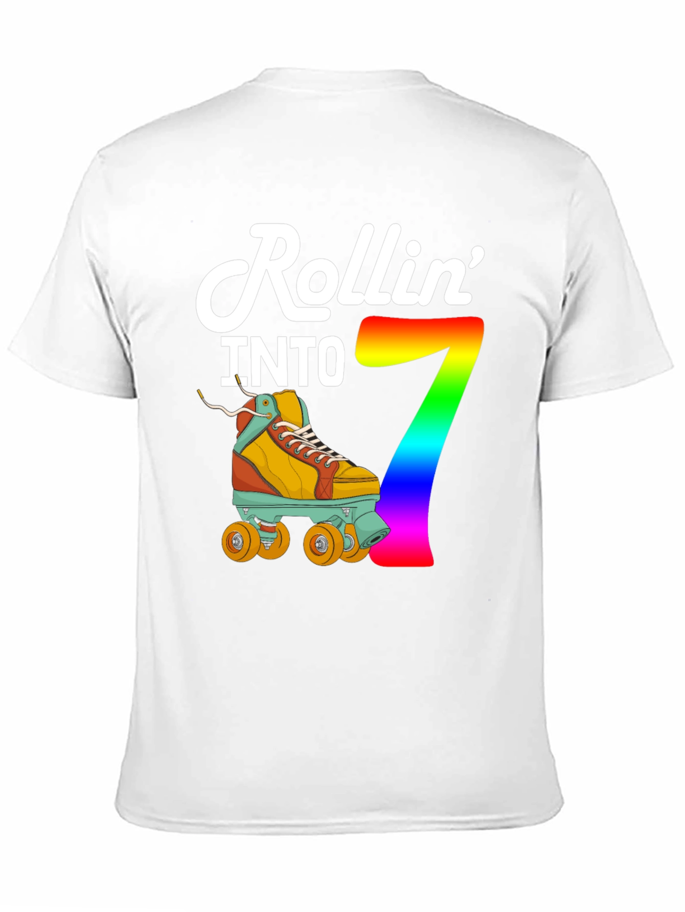 Rollin Into 7th Birthday T-Shirt