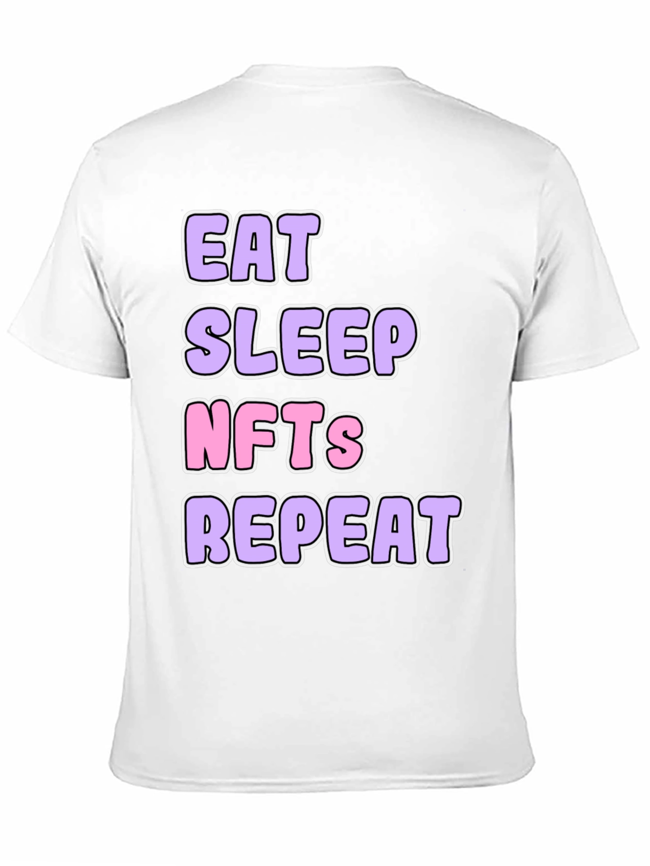 Eat Sleep NFTs Repeat Graphic Tee