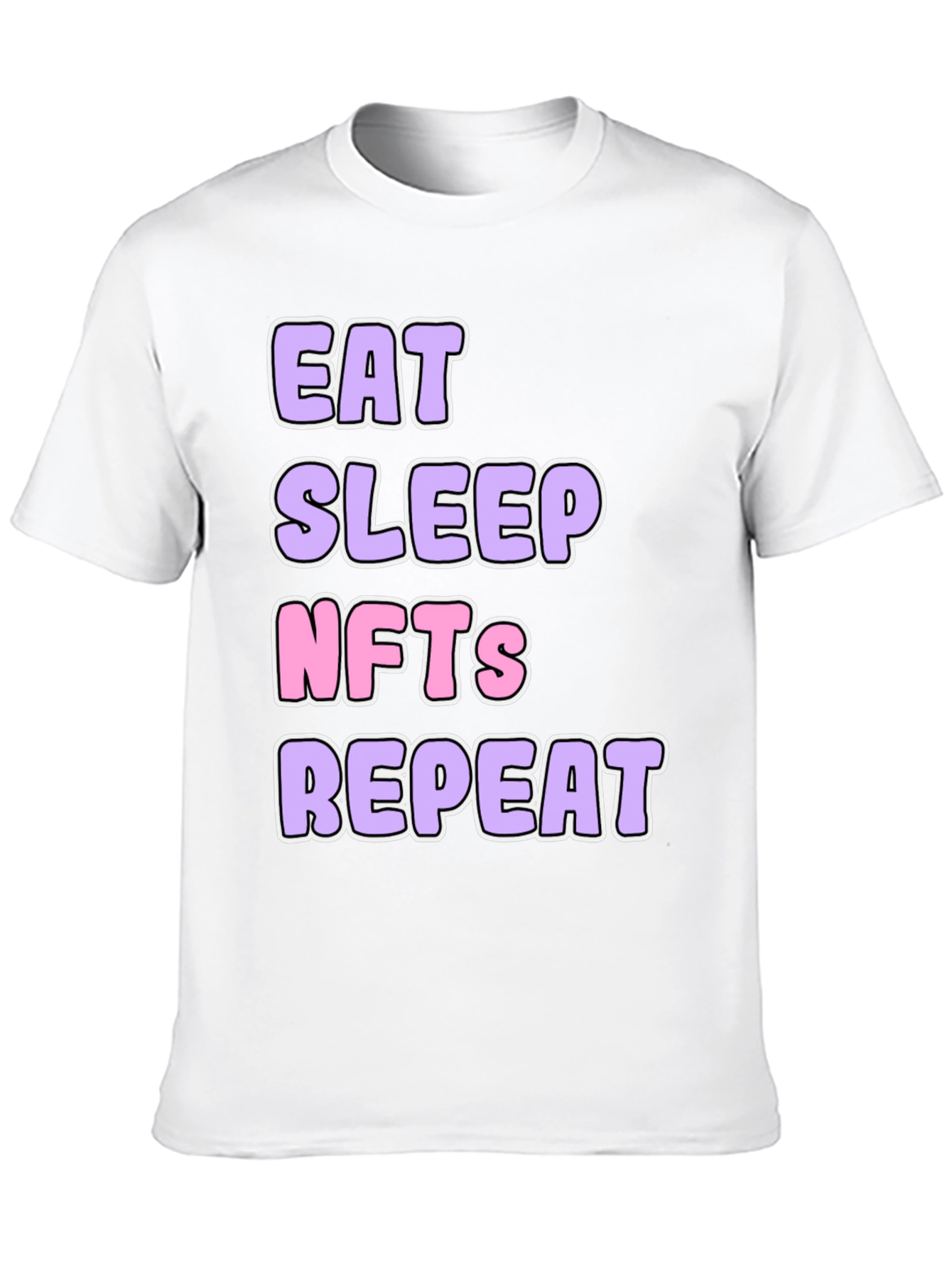 Eat Sleep NFTs Repeat Graphic Tee