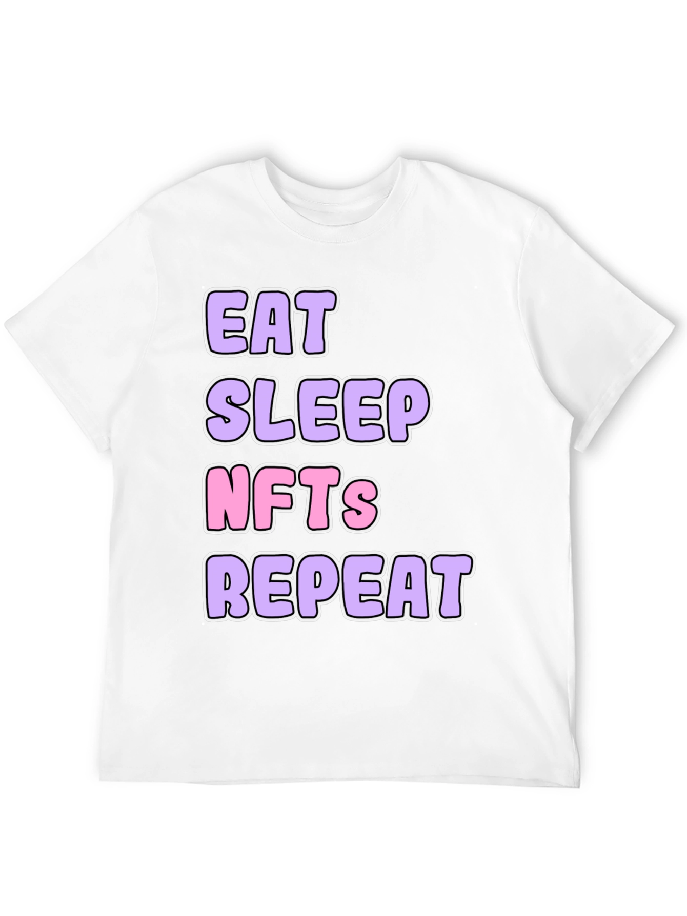 Eat Sleep NFTs Repeat Graphic Tee