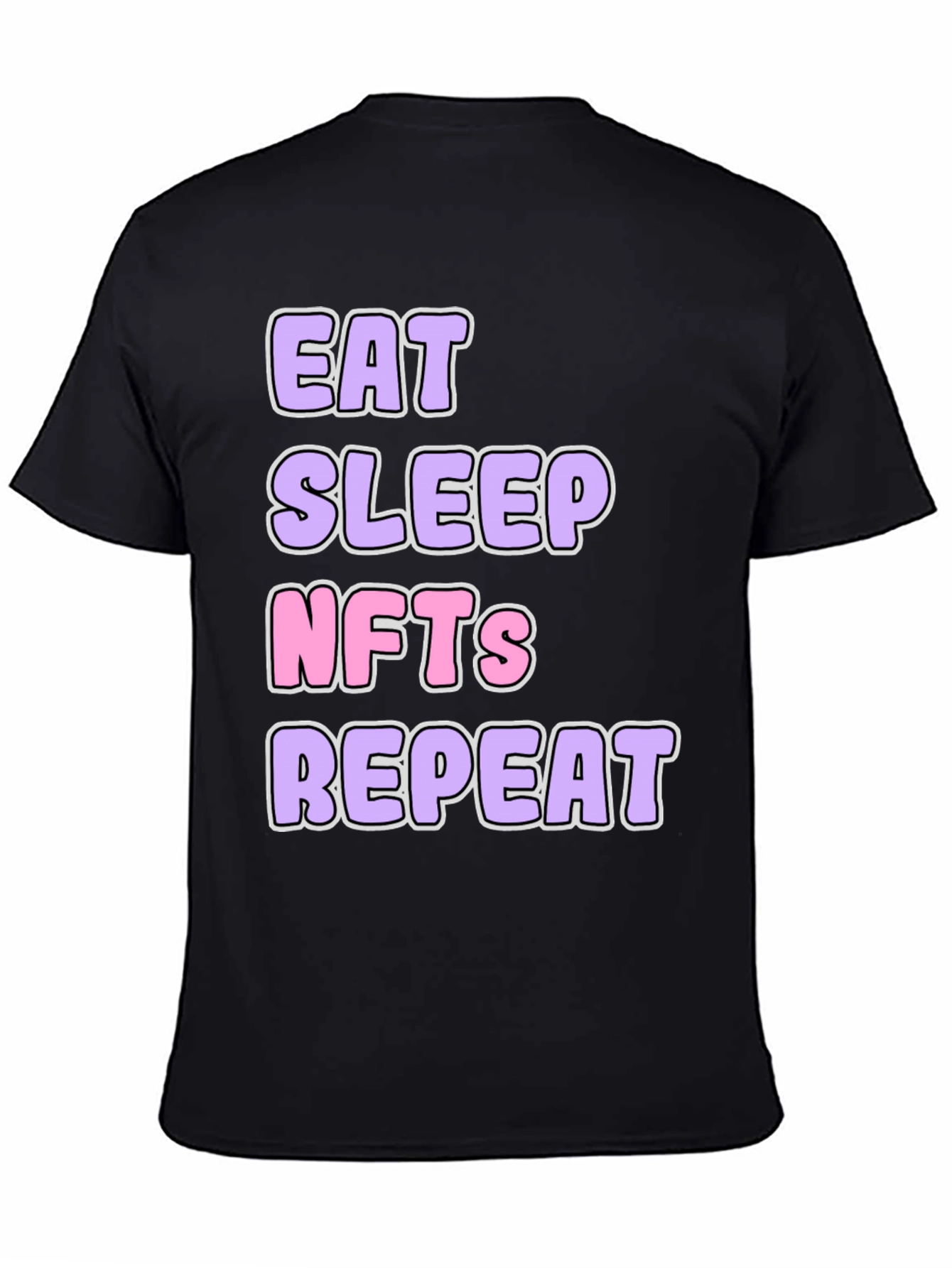 Eat Sleep NFTs Repeat Graphic Tee
