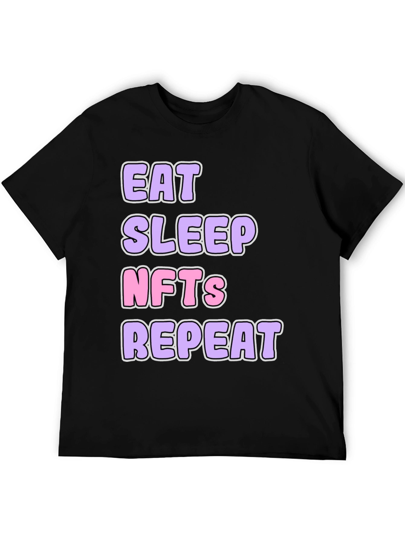 Eat Sleep NFTs Repeat Graphic Tee
